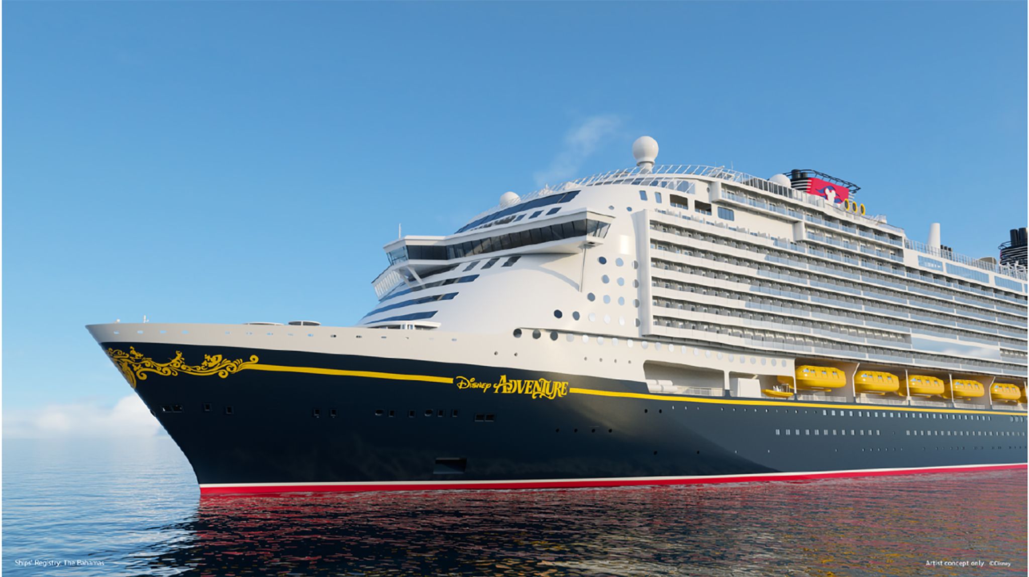 Heimathafen Singapur: Die «Disney Adventure» wird in Asien unterwegs sein.