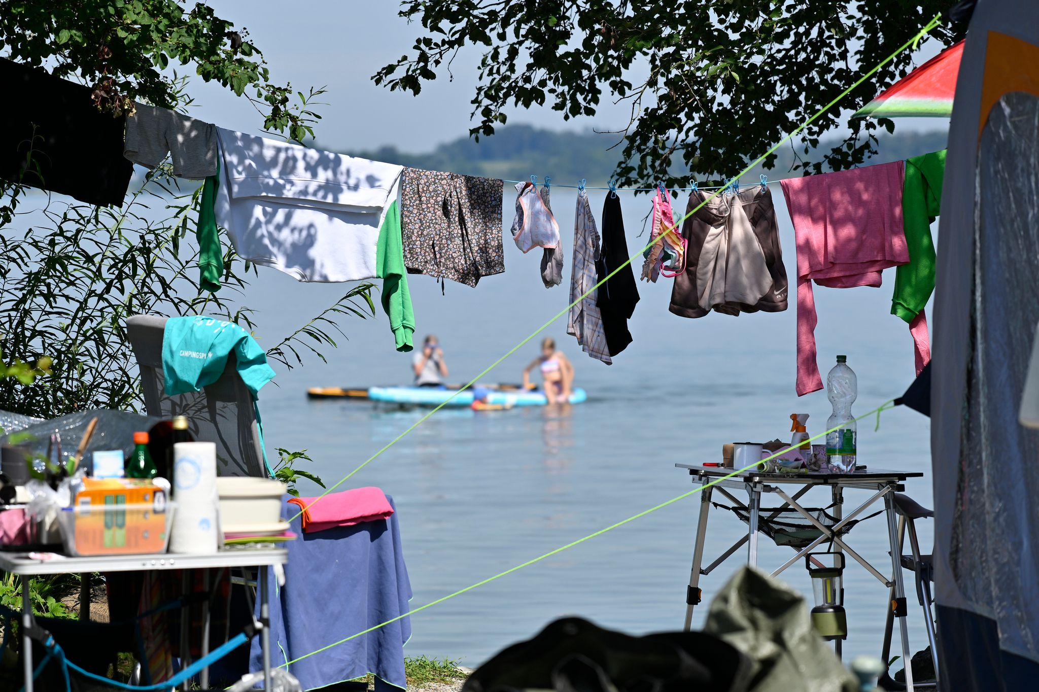 Camping-Idylle war in diesem August besonders gefragt.