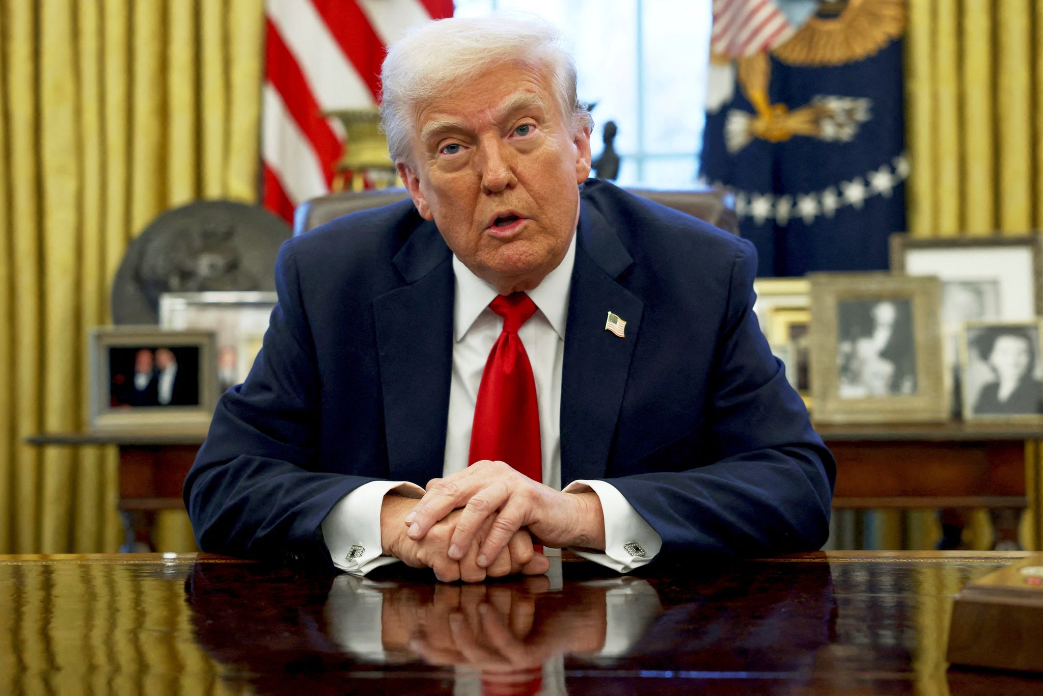 Trump macht eine folgenreiche Zollankündigung.