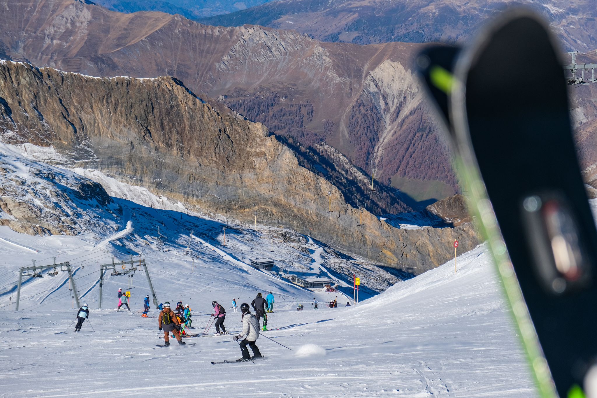 Am Hintertuxer Gletscher ist die Skisaison besonders lang - offiziell läuft sie 365 Tage.