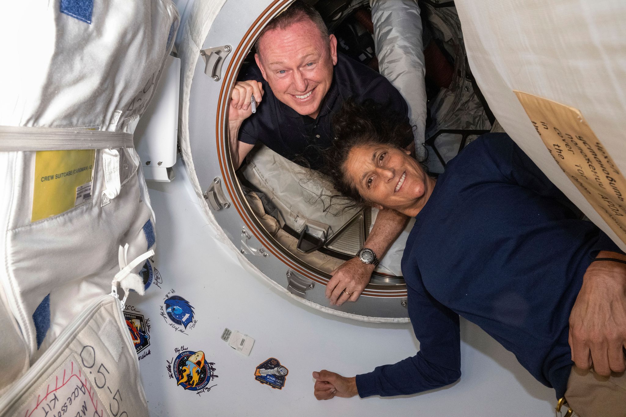 Barry Wilmore und Suni Williams gelten als erfahrene Astronauten. (Handout)