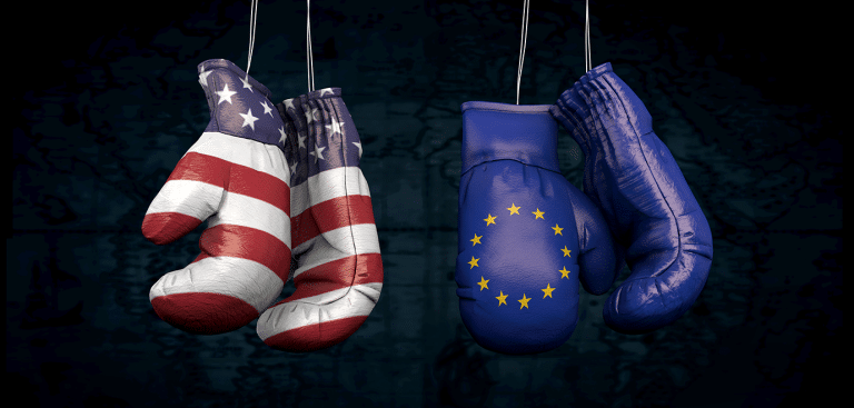 Foto: Christoph Burgstedt/iStock Handelskrieg USA Europa Zölle