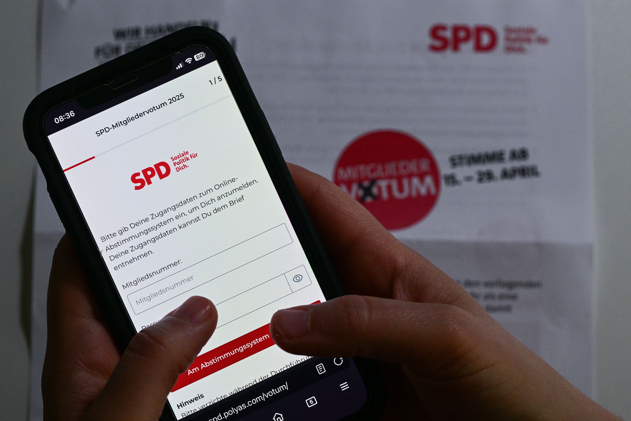 15 Tage hatten die SPD-Mitglieder Zeit, über den Koalitionsvertrag abzustimmen.