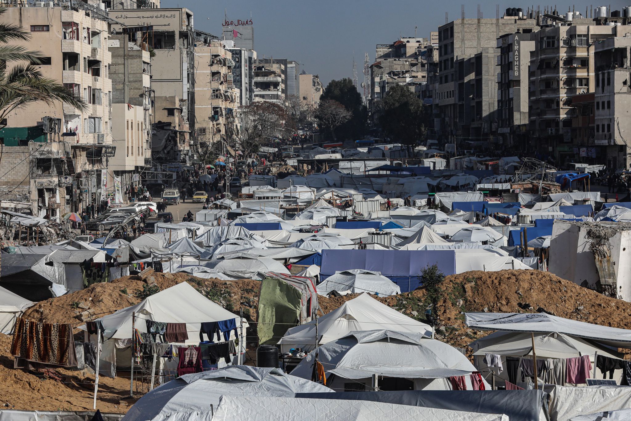 Seit Wiederaufflammen der Kämpfe im Gazastreifen wurden rund 500.000 Palästinenser erneut vertrieben.