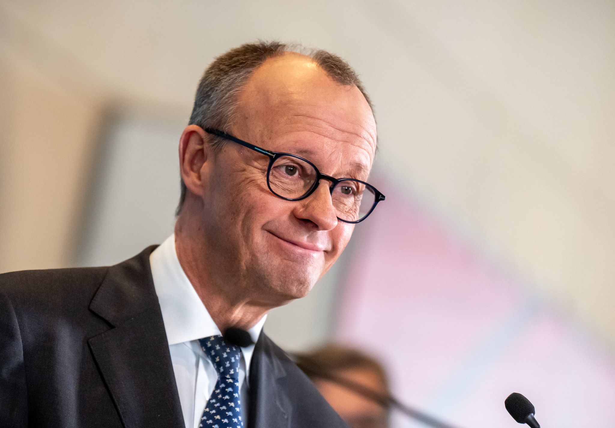 Wenn Friedrich Merz Kanzler wird, ist er der älteste nach Konrad Adenauer (Archivbild).
