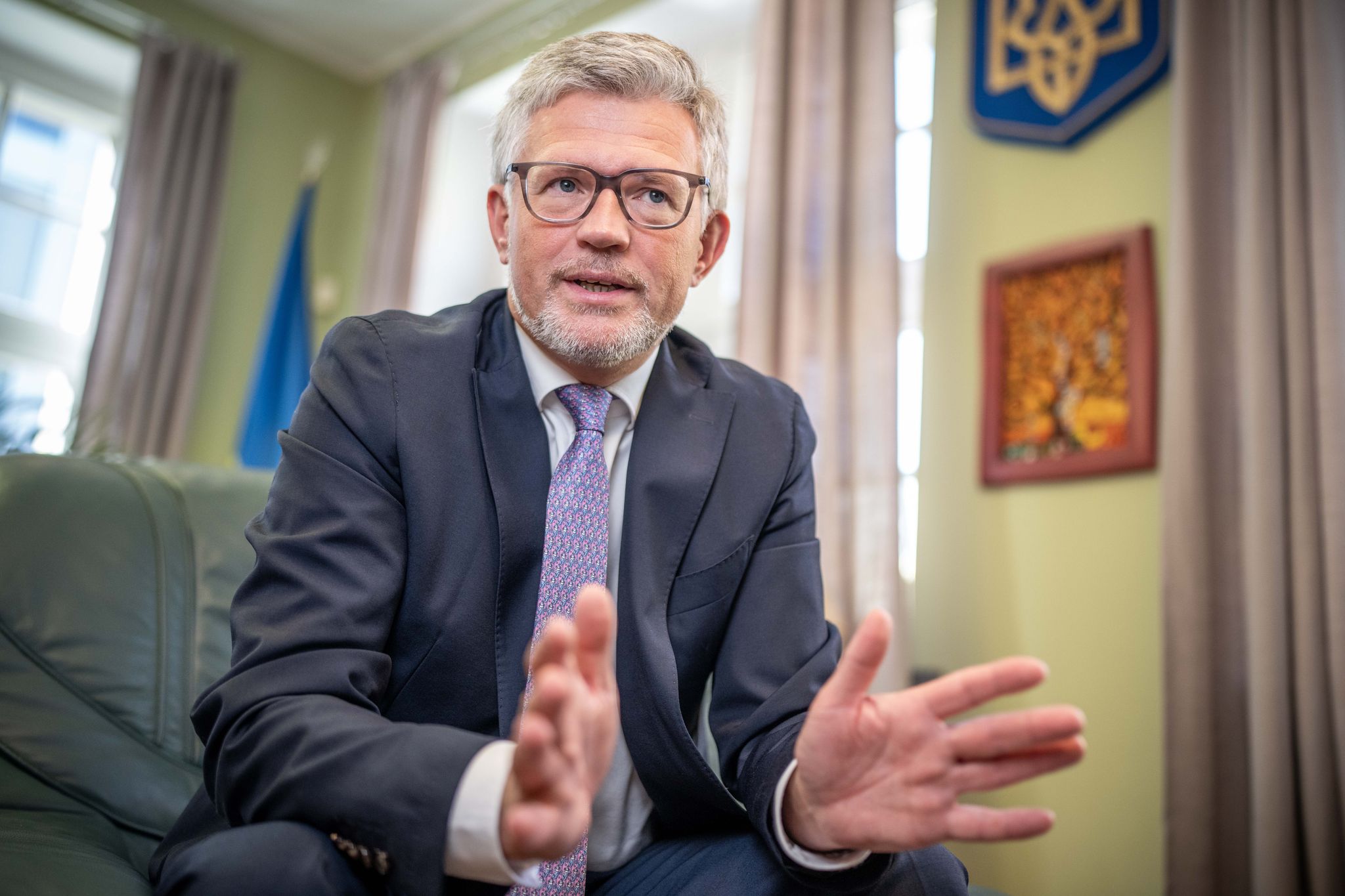 Andrij Melnyk hat die Geheimhaltung von Waffenlieferungen schon als Botschafter in Deutschland kritisiert. (Archivbild)