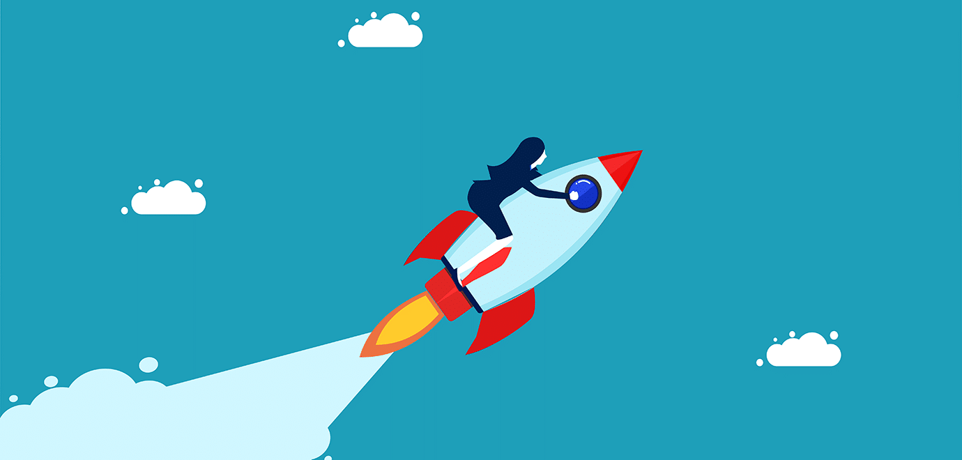 Foto: Yutthana Gaetgeaw Frau Rakete Zuversicht