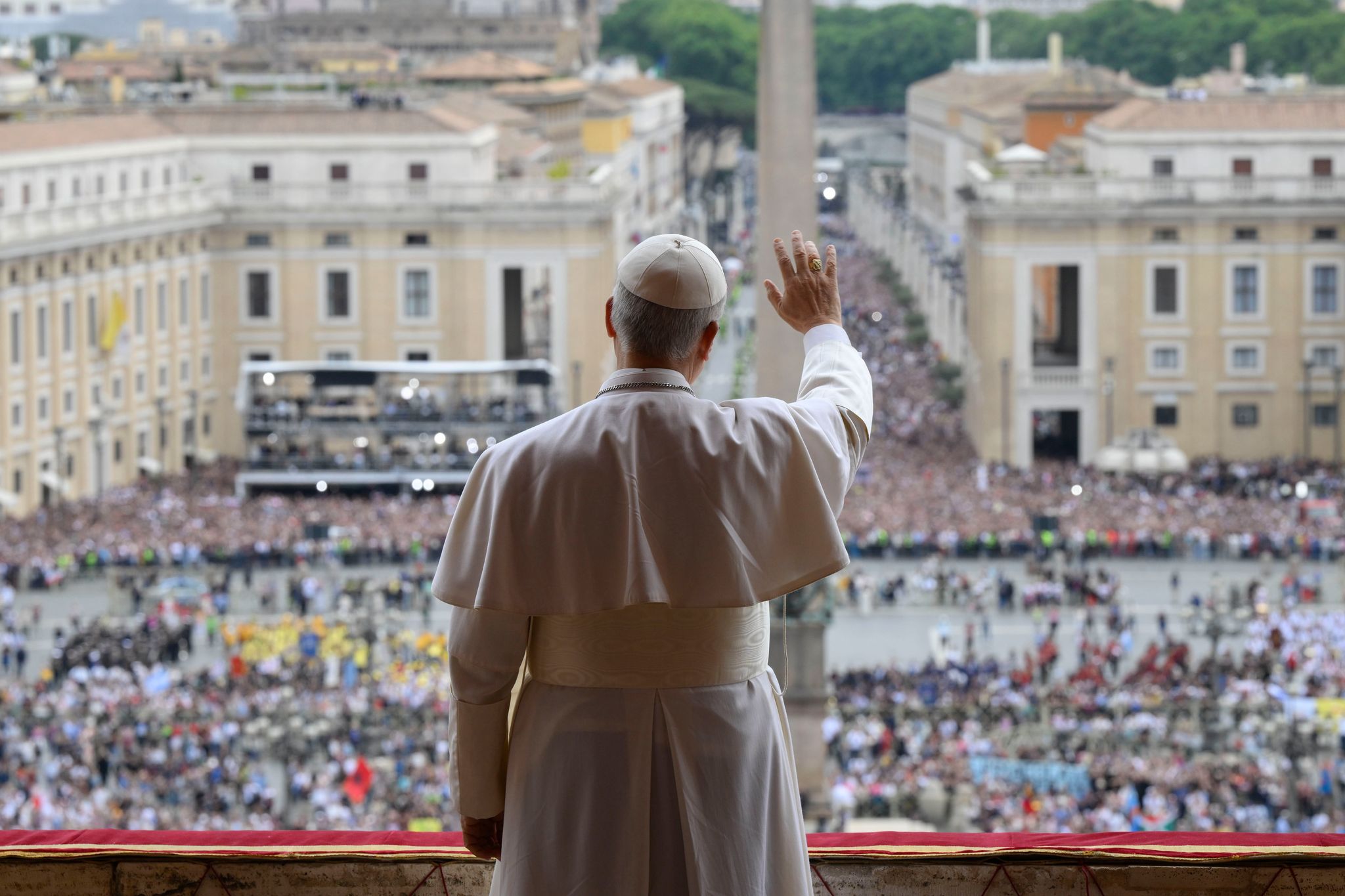 Papst Leo XIV. feiert am Sonntag seine offizielle Amtseinführung. (Archivbild)