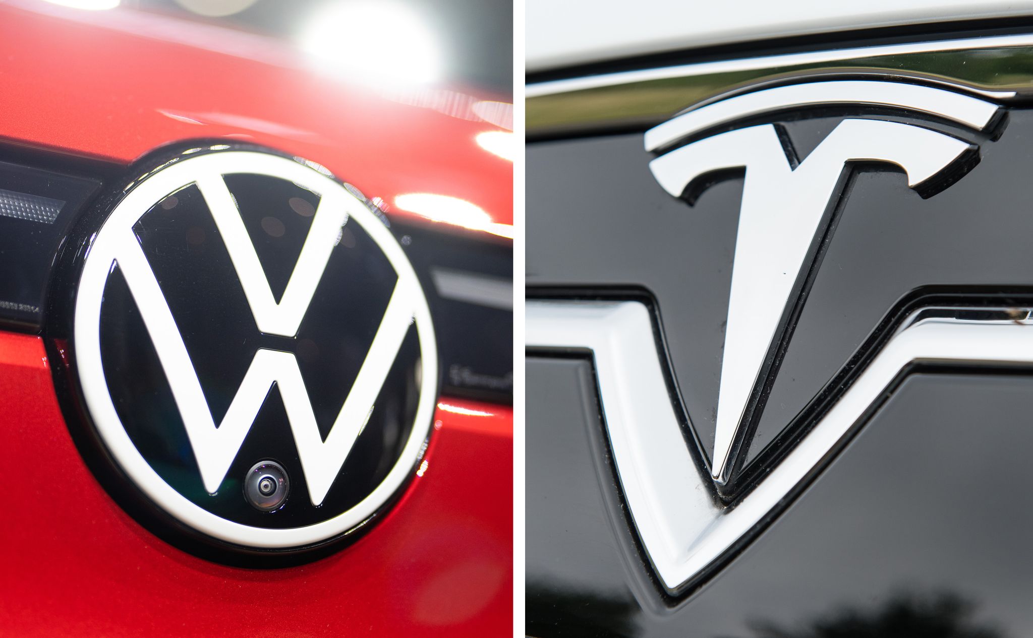VW verdoppelt E-Auto-Auslieferungen, Tesla halbiert sie.