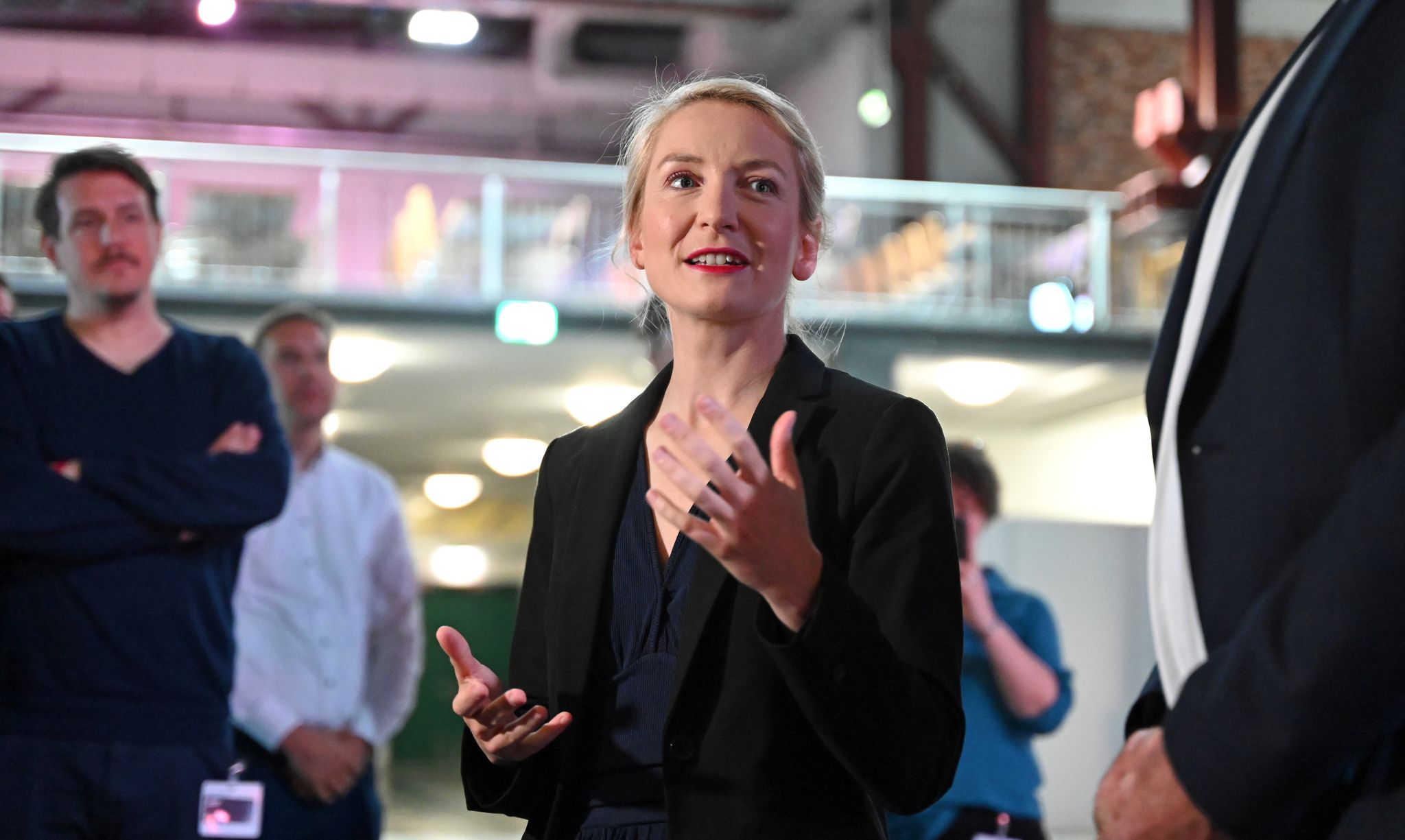 Linken-Chefin Ines Schwerdtner stellt Bedingungen für Gespräche mit der Union.