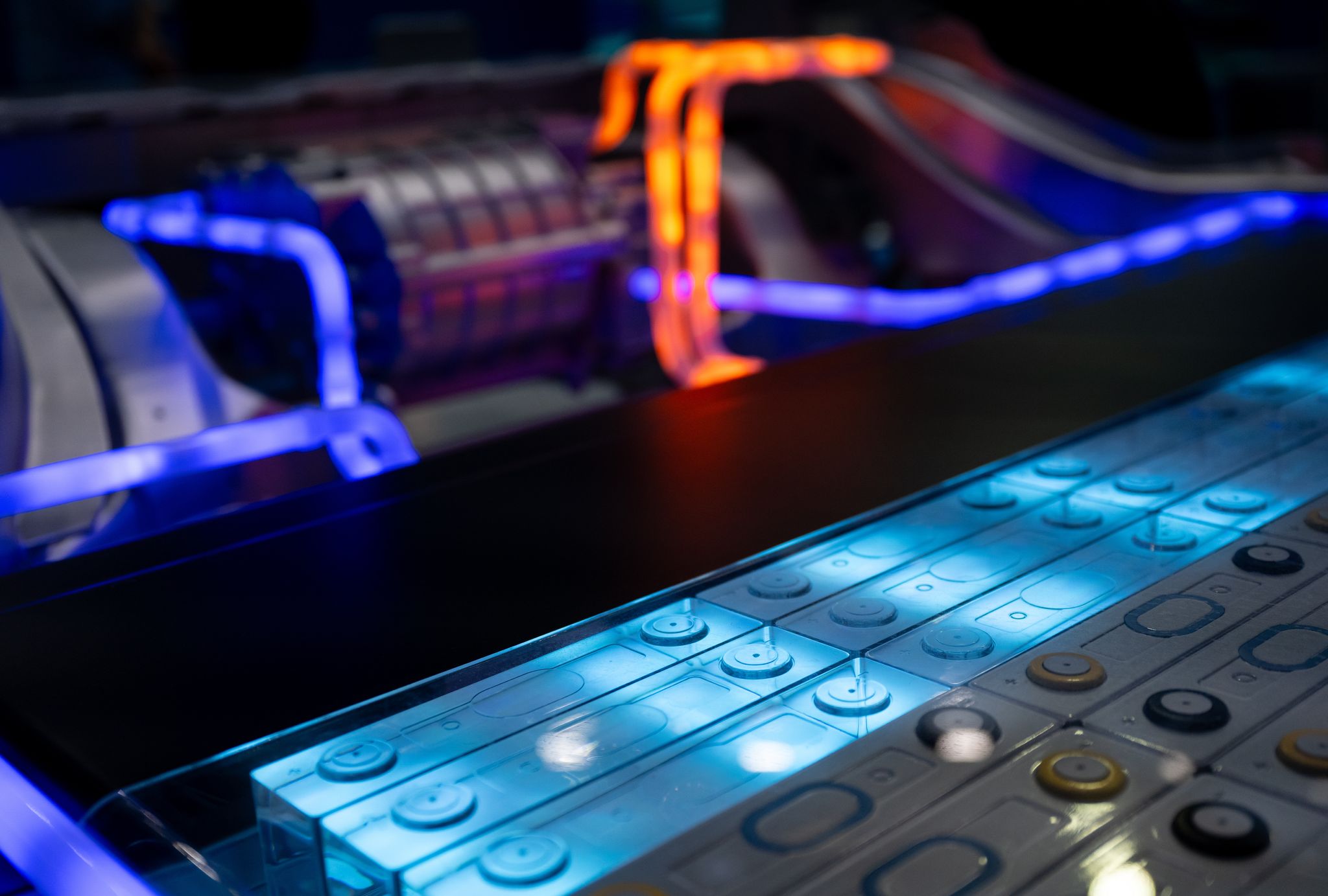 Eine schnellladende Batterie des chinesischen Herstellers CATL auf der Automesse IAA 2023. CATL hat seine Patentanmeldungen in der Batteriechnik stark gesteigert. (Archiv)