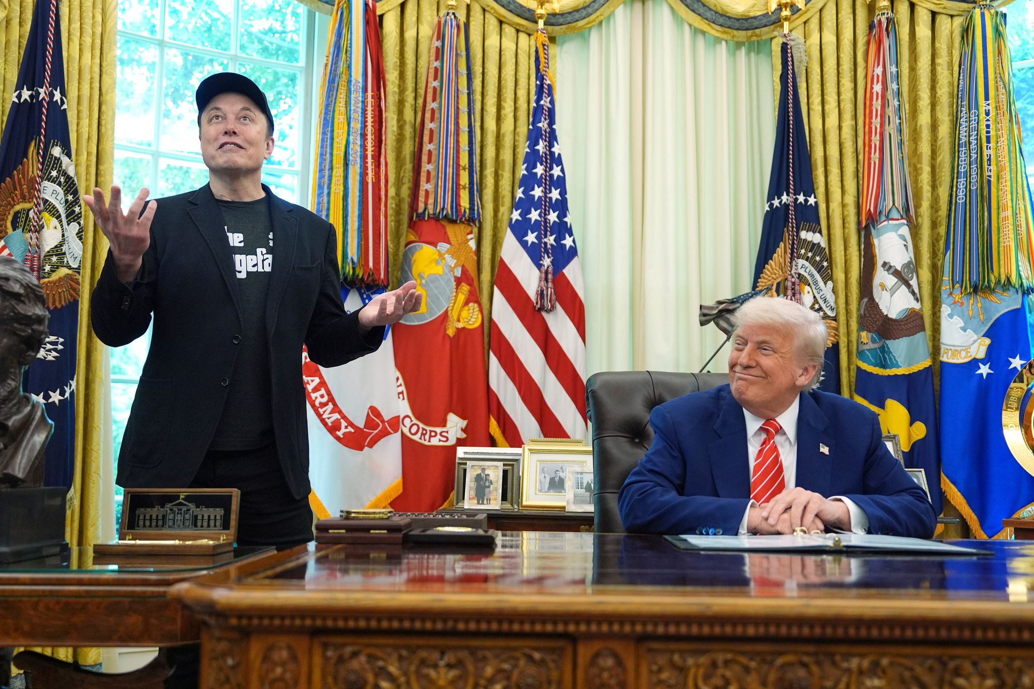 Tech-Milliardär Elon Musk rief im Auftrag von US-Präsident Donald Trump das Kostensenkungsgremium Doge ins Leben. Dessen Mitarbeiter sollen nun auf noch mehr Daten zugreifen können. (Archivbild)