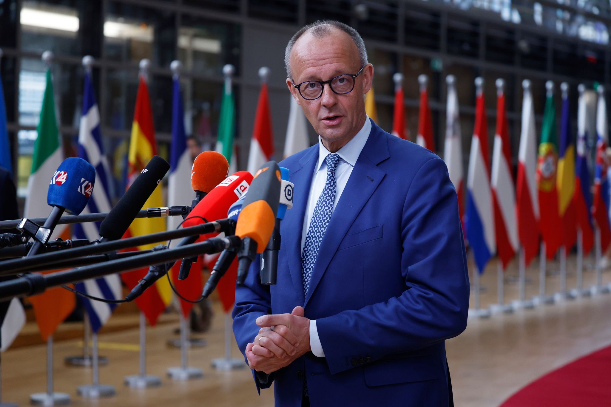EU-Gipfelpremiere für Friedrich Merz: «Ich bin das erste Mal dabei.»