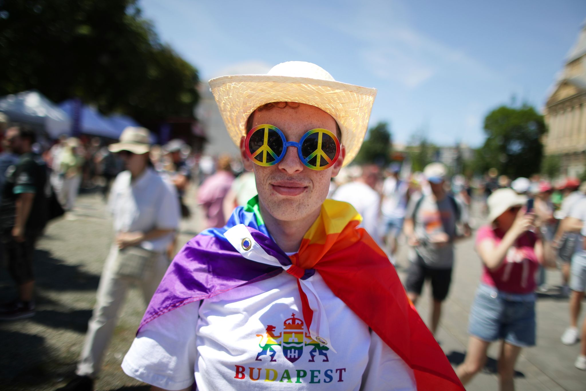 Trotz eines Verbots der Orban-Regierung versammeln sich tausende Menschen zur Budapester Pride.