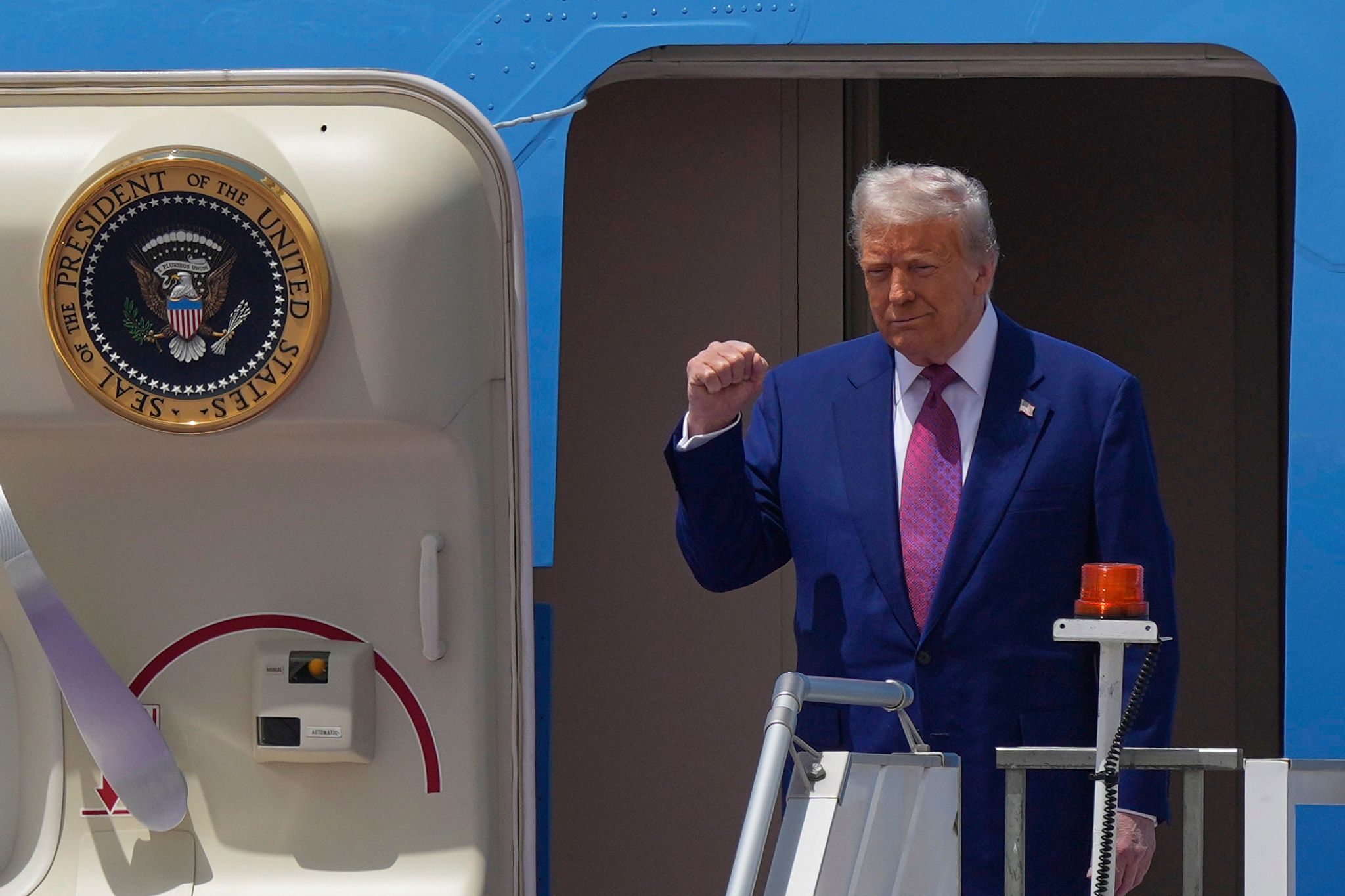 Trump kündigte auf seiner Nahostreise an, alle Sanktionen gegen Syrien aufzuheben. (Archivbild)