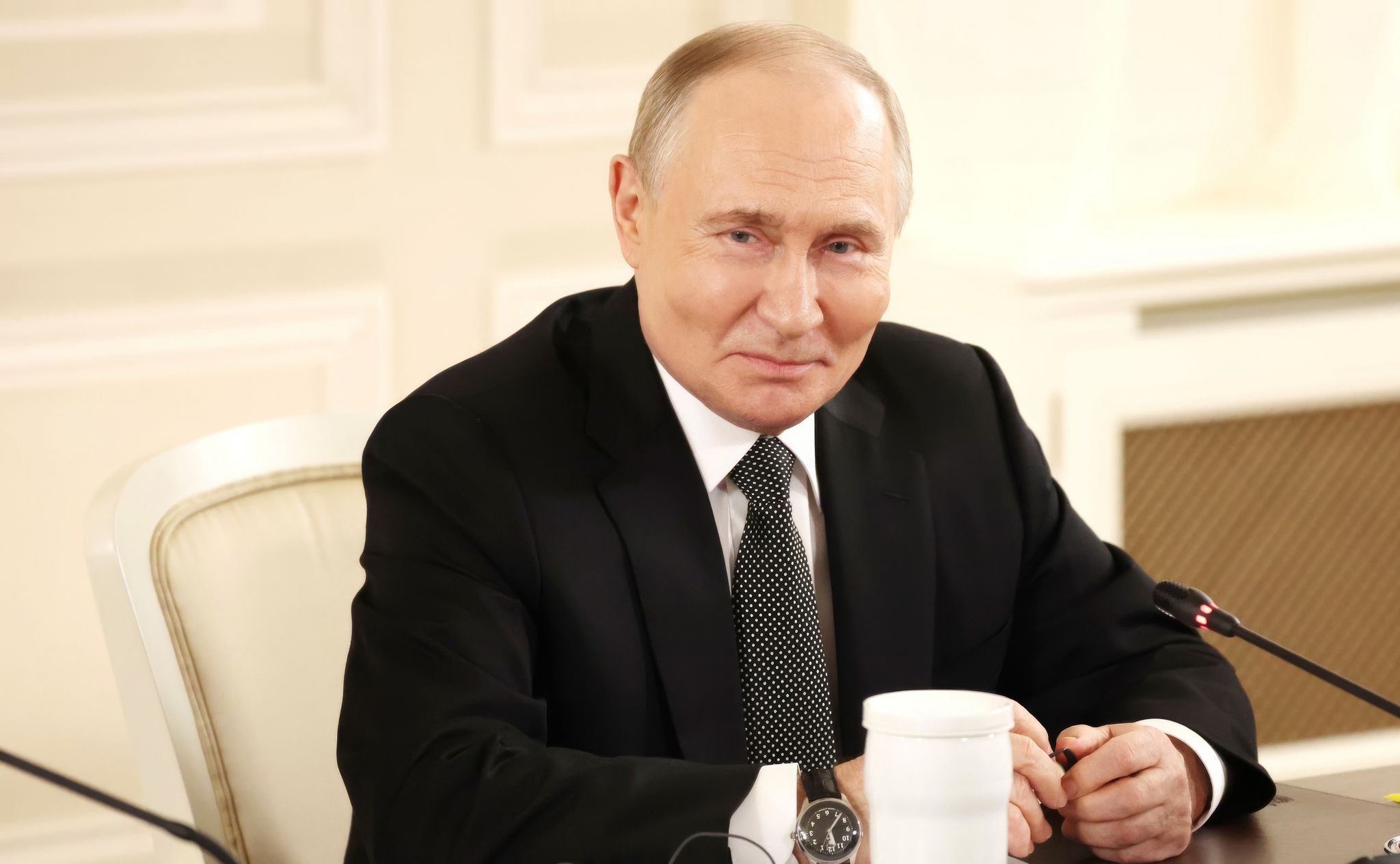 Jedes Jahr hält Putin beim Wirtschaftsforum in seiner Heimatstadt St. Petersburg eine Rede.
