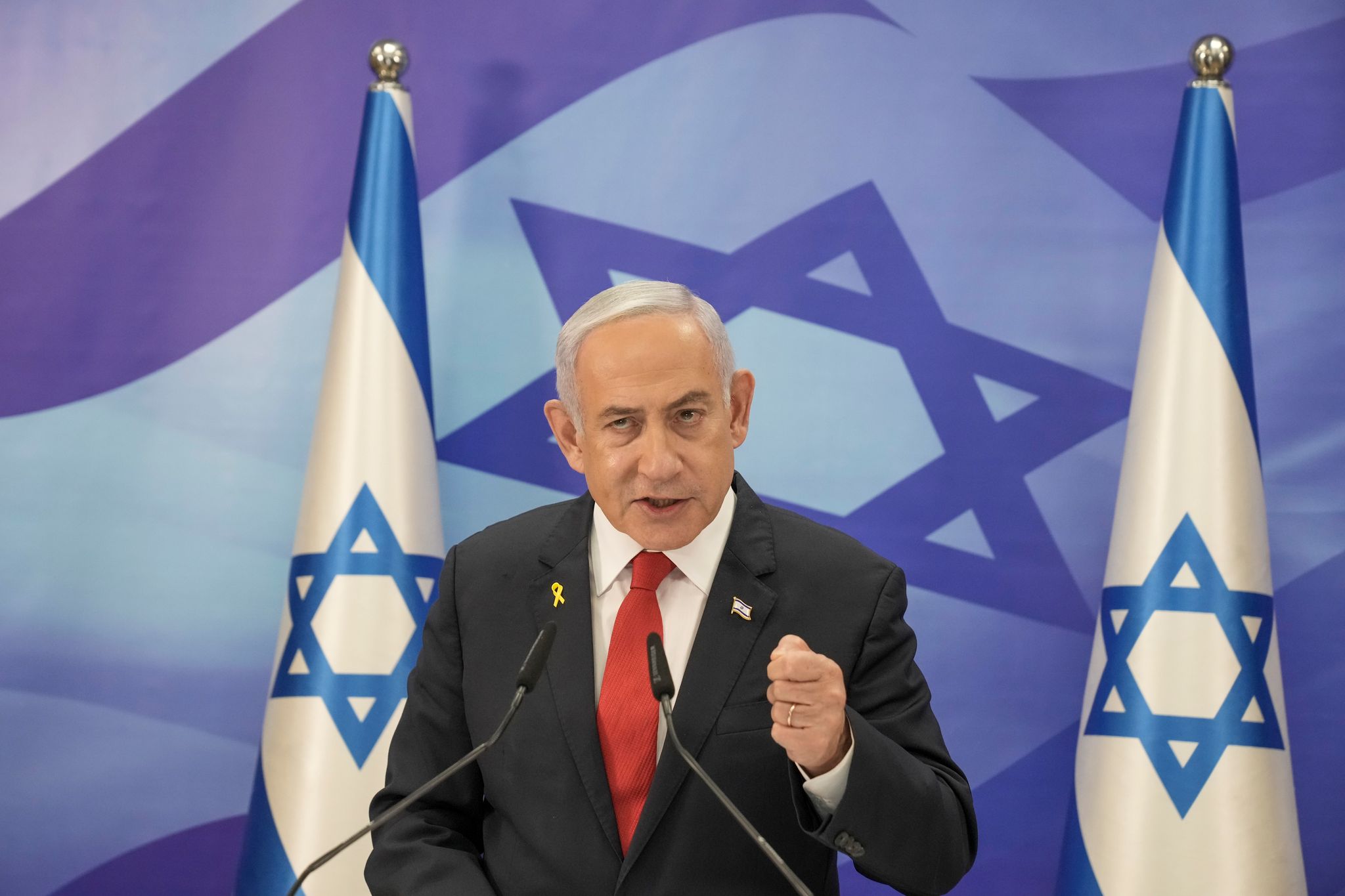 Israels Regierungschef steht unter Druck, den Gaza-Krieg zu beenden und die Geiseln zurückzuholen. (Archivbild)