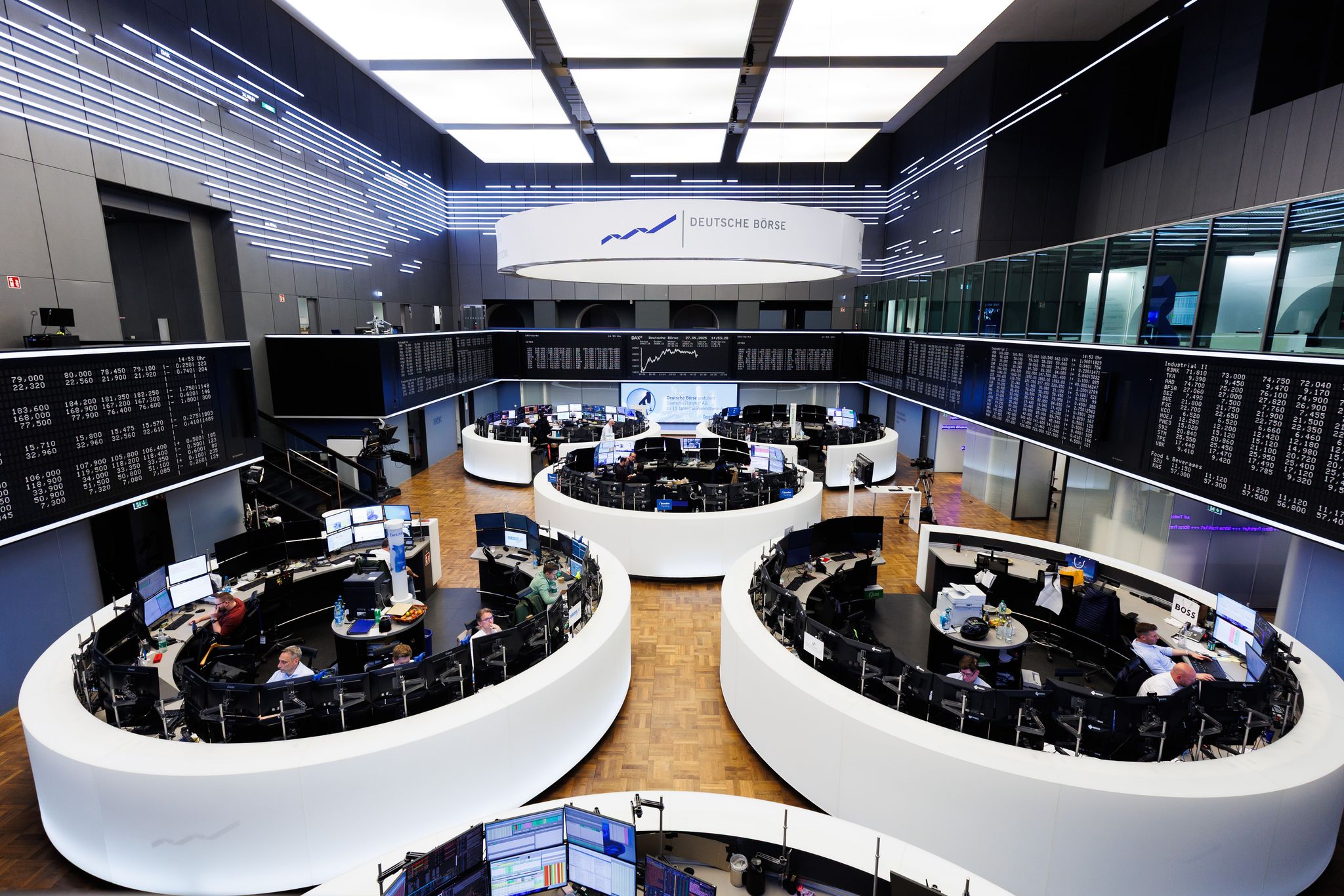 Börse Frankfurt: Nur wenige der wertvollsten Börsenkonzerne der Welt kommen aus Deutschland (Archivbild)