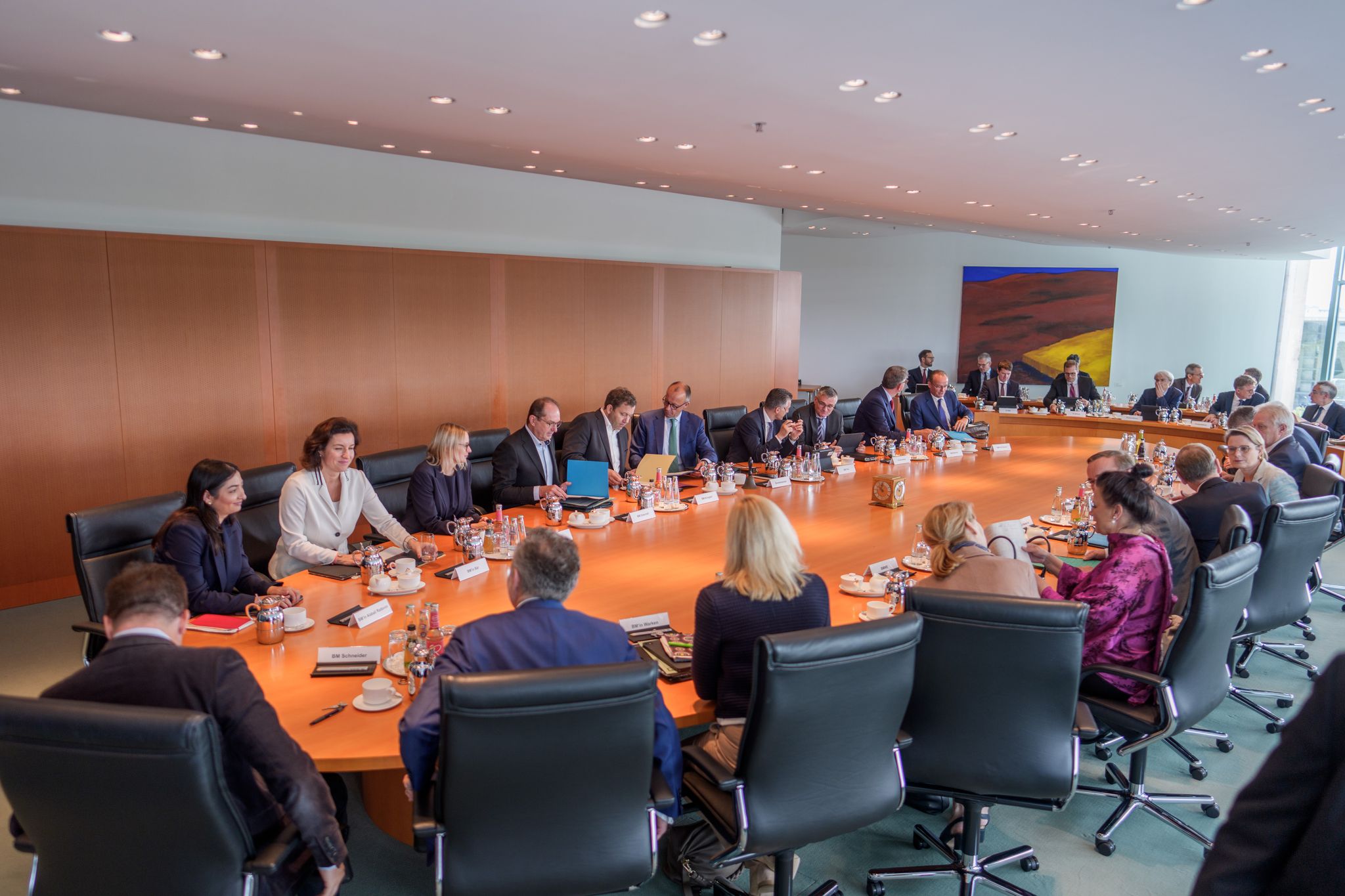 Erneut beschließt das Kabinett einen Haushaltsentwurf.