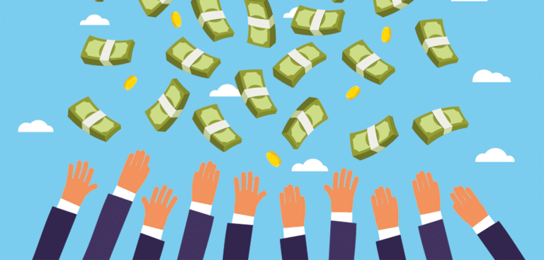 Foto: VectorStory/iStock - Hände, nach Scheinen greifend