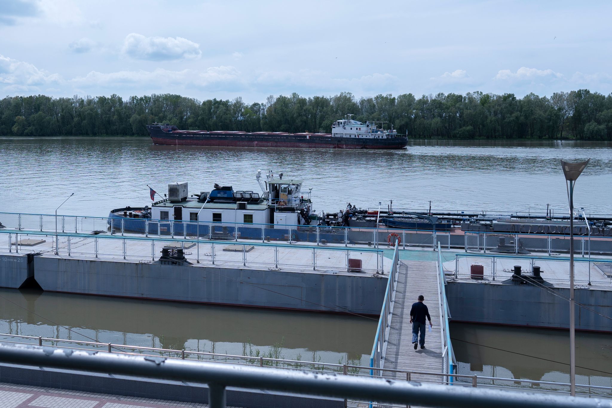 Die ukrainischen Donauhäfen sind ein wichtiger Teil der Hafeninfrastruktur des Landes und wurden wiederholt von russischen Drohnen angegriffen. (Archivbild)