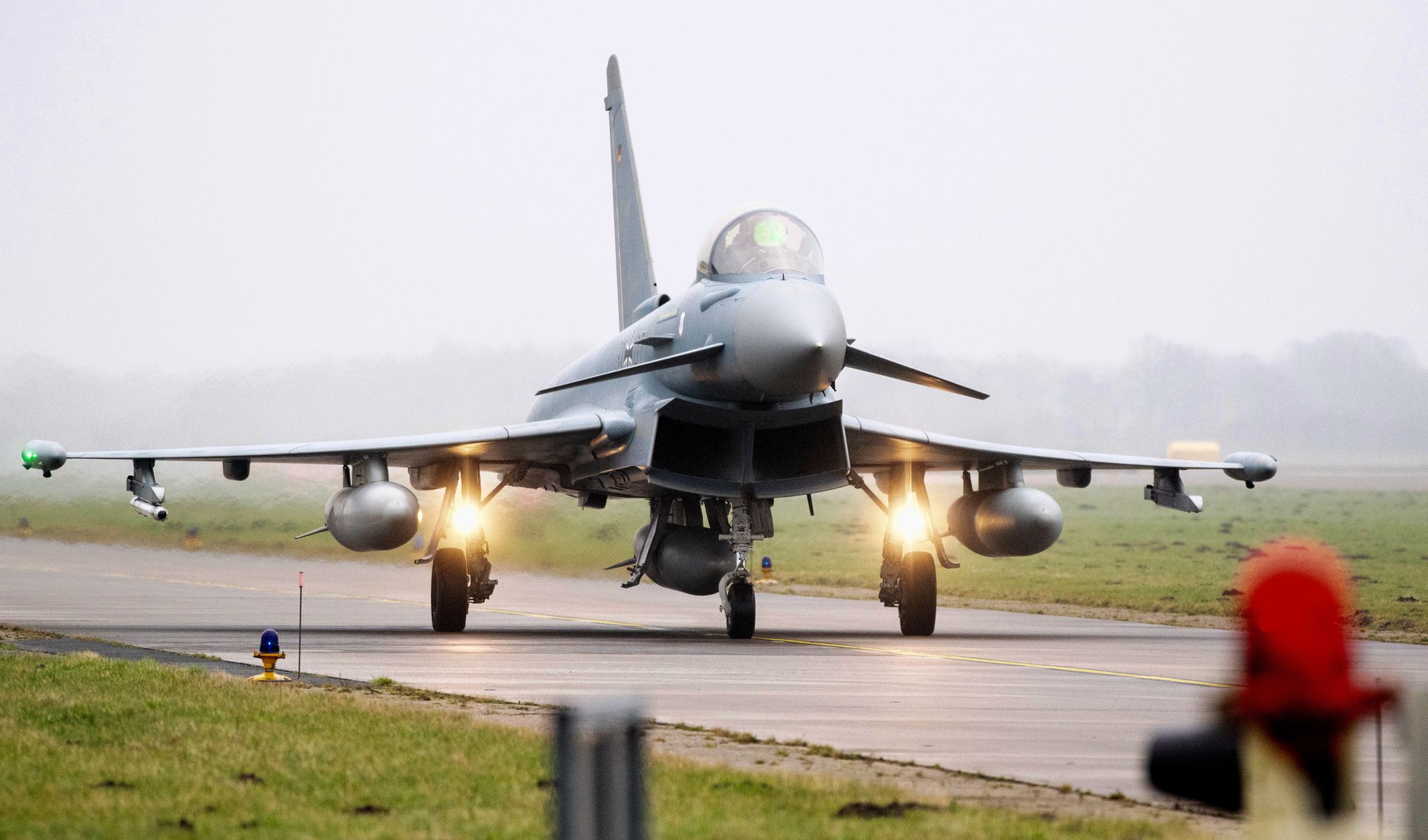 Der Eurofighter wurde gemeinsam von Deutschland, Großbritannien, Spanien und Italien entwickelt. (Symbolfoto)
