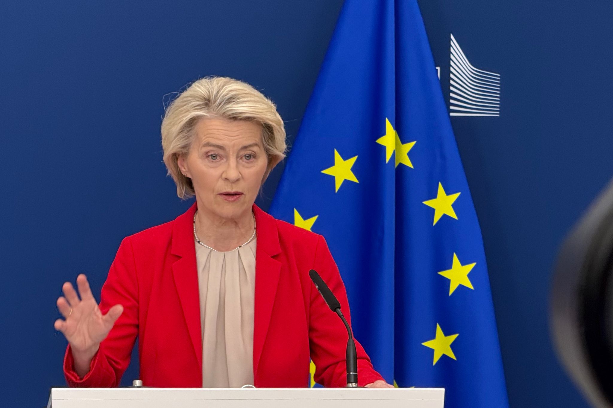 Ursula von der Leyen betonte, dass die EU-Kommission dennoch nicht tatenlos bleiben werde (Archivbild).