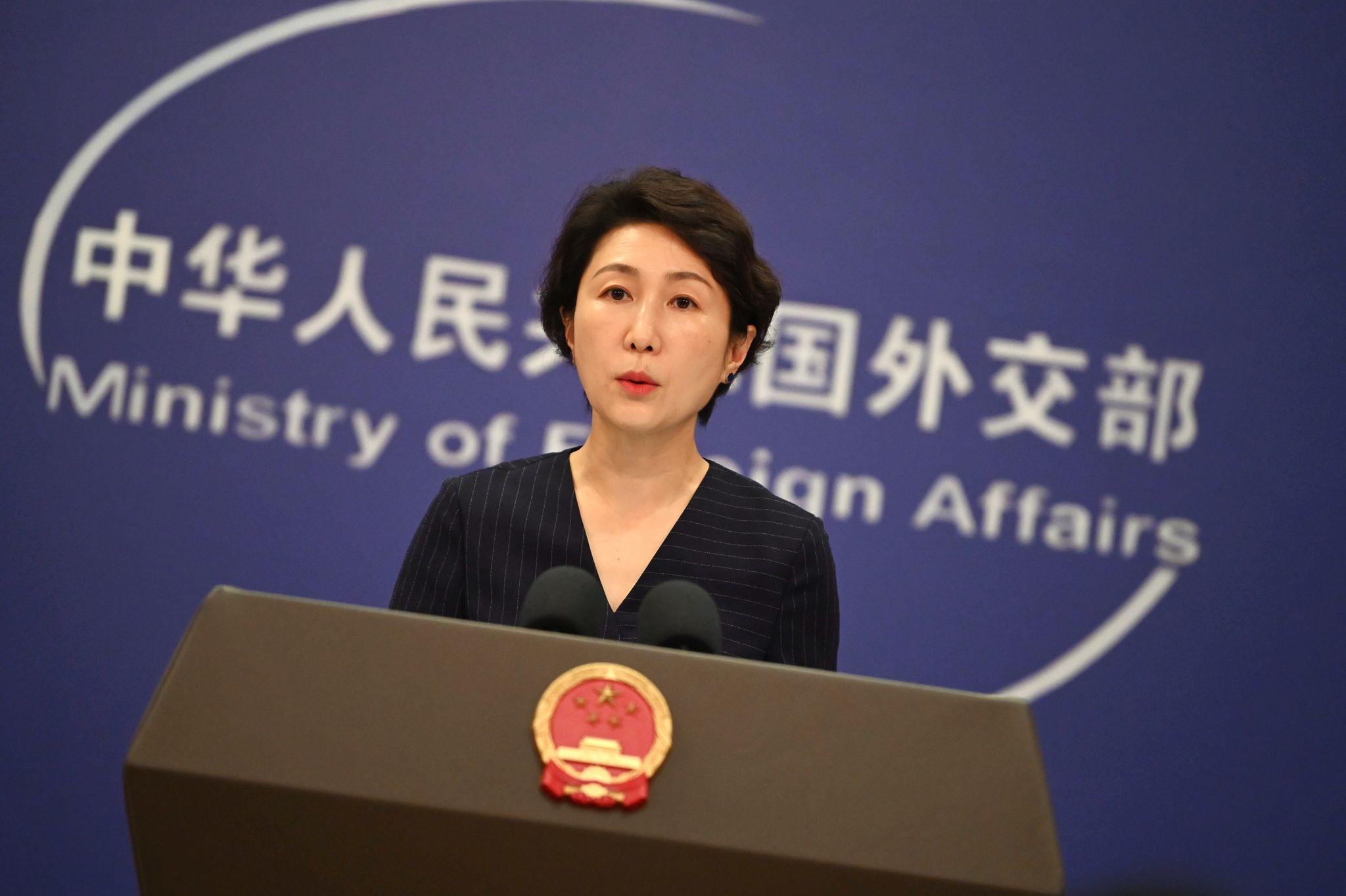 Chinas Außenamt dementierte die Vorwürfe Deutschlands von einem Laser-Einsatz über dem Roten Meer.