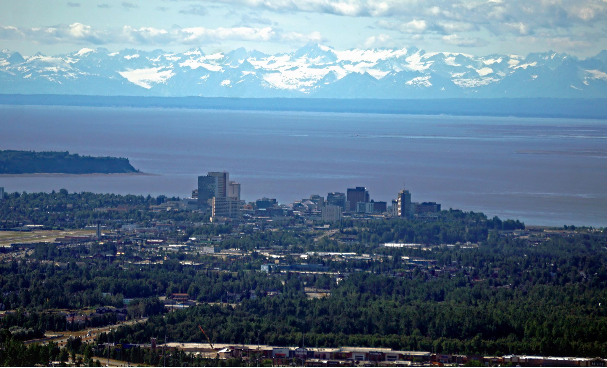 Die Stadt Anchorage ist Schauplatz eines Treffens zwischen US-Präsident Trump und dem russischen Präsidenten Putin.