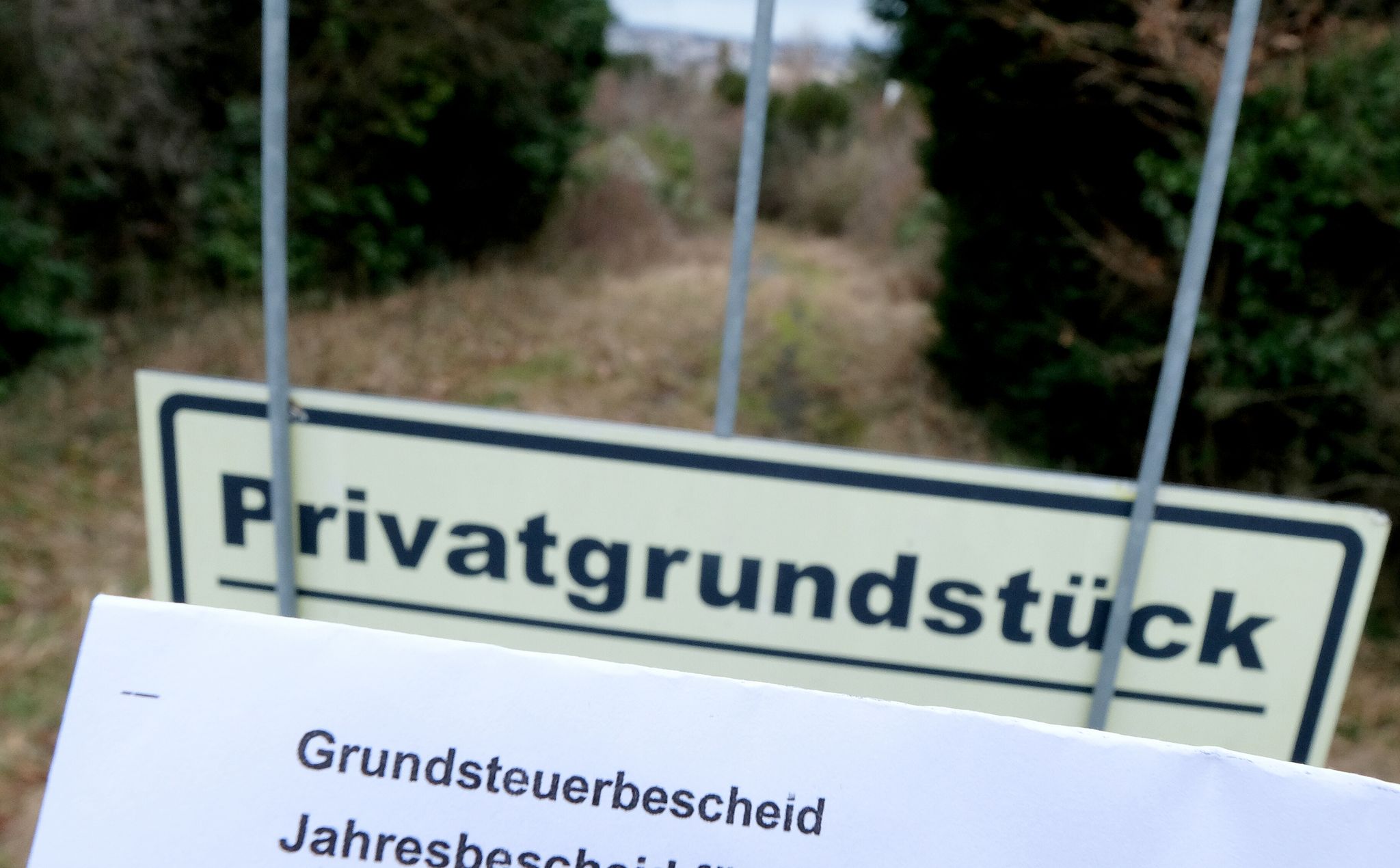 Überhöhte Werte für unbebautes Land angesetzt? Dann kann sich ein Einspruch gegen den Grundsteuerbescheid lohnen.
