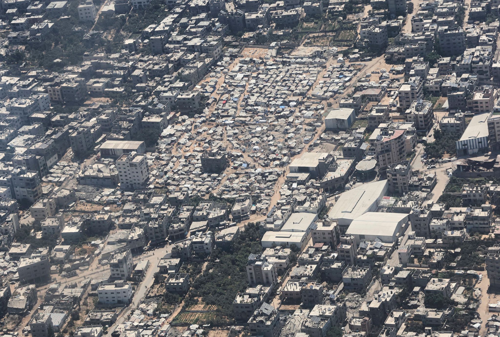 Zeltlager in der Stadt Gaza. (Archivbild)