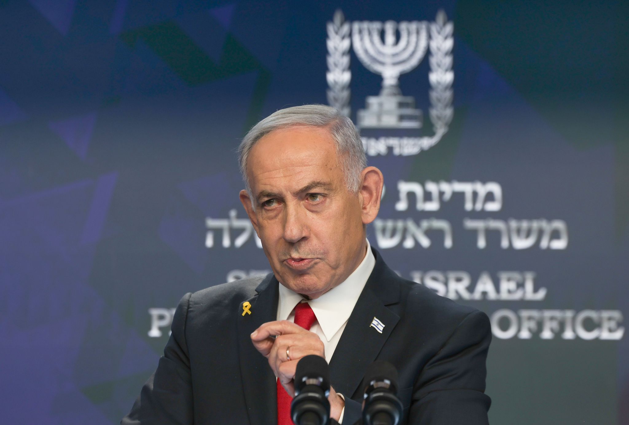 Israels Premier Netanjahu ist zur Zerschlagung der Hamas entschlossen. (Archivbild)