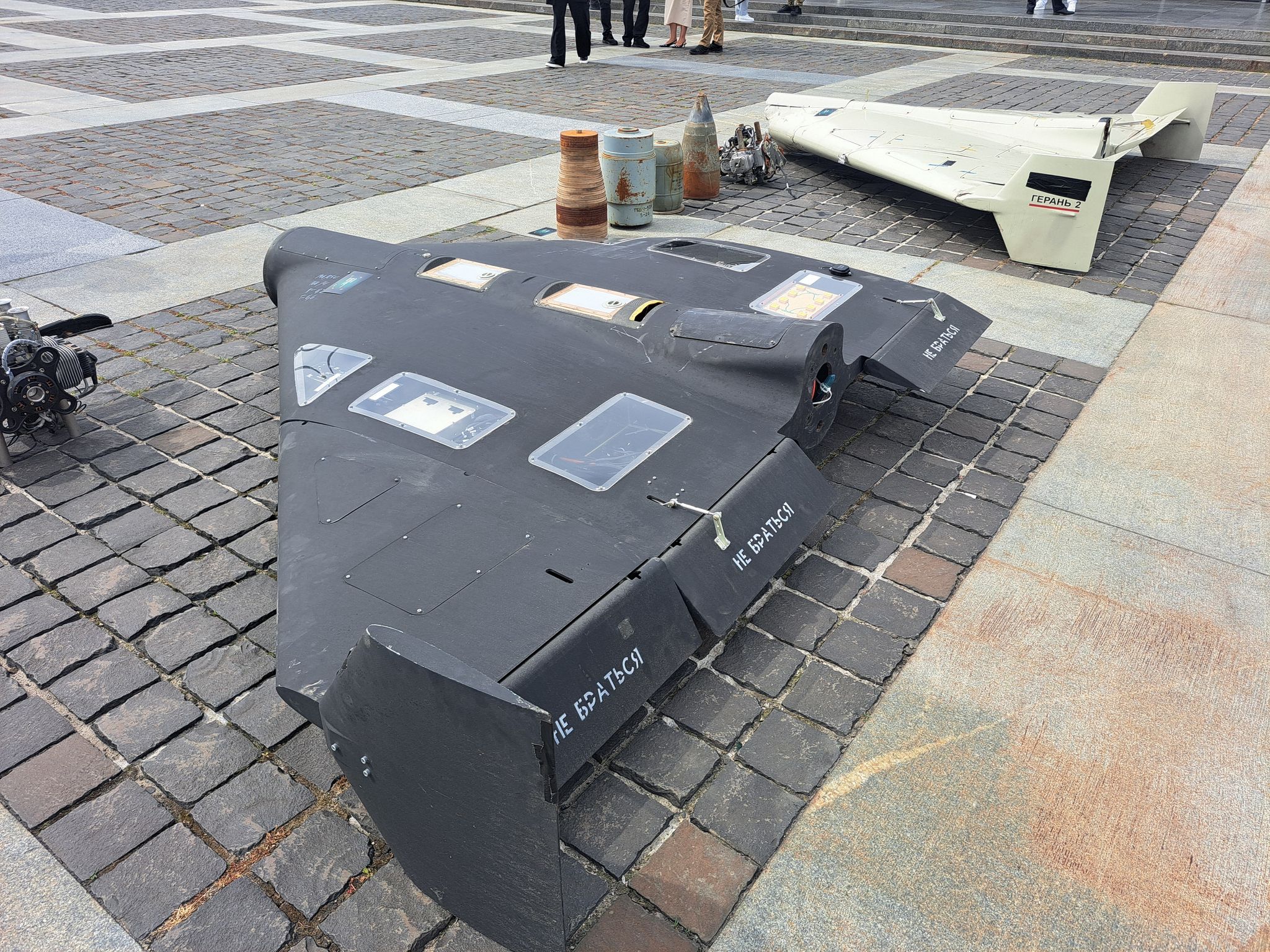 Russland greift die Ukraine weiter mit Kampfdrohnen an. (Symbolbild)