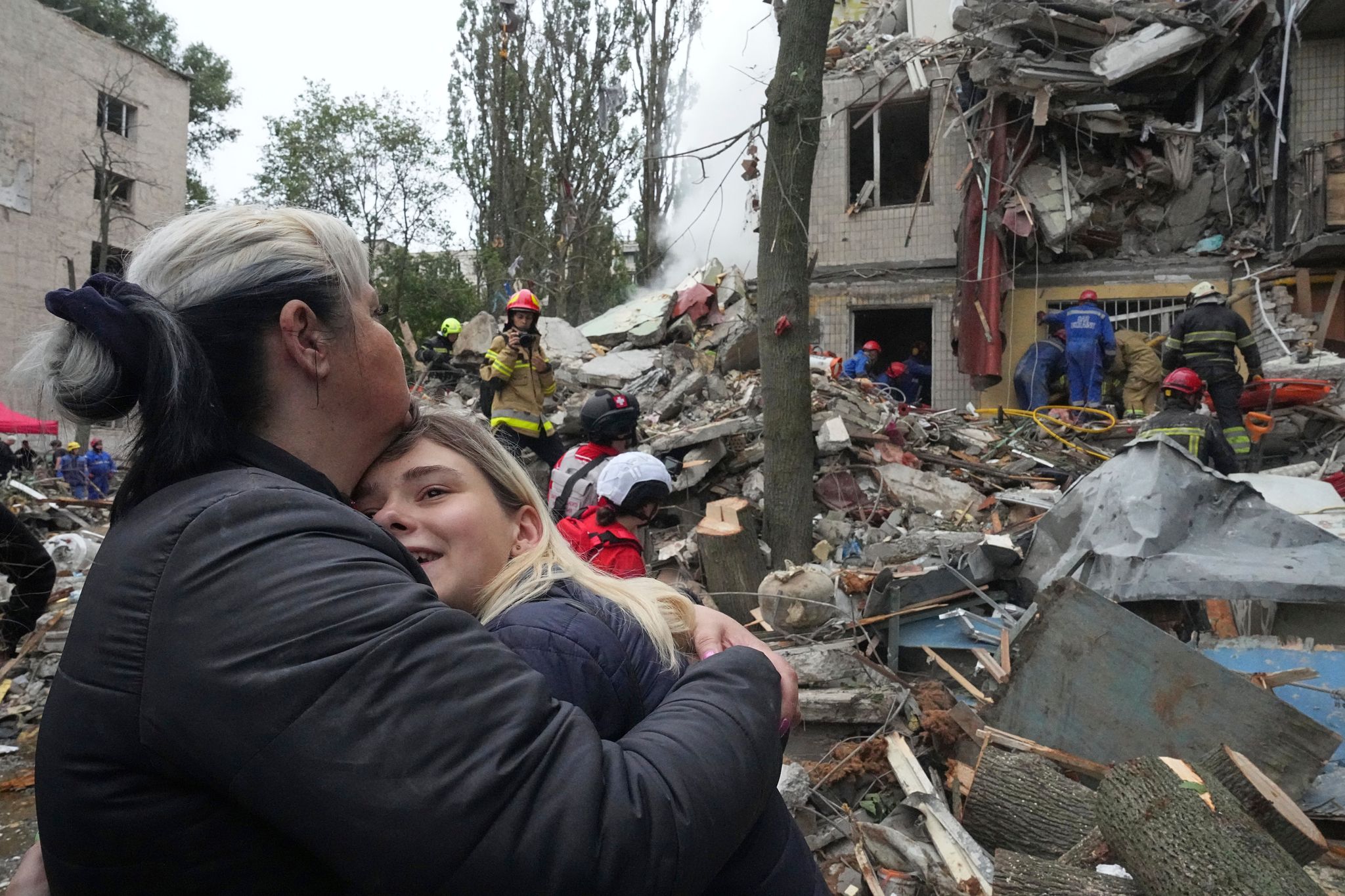 Die ukrainische Haupstadt Kiew ist regelmäßig Ziel russischer Luftangriffe mit Drohnen und Raketen.