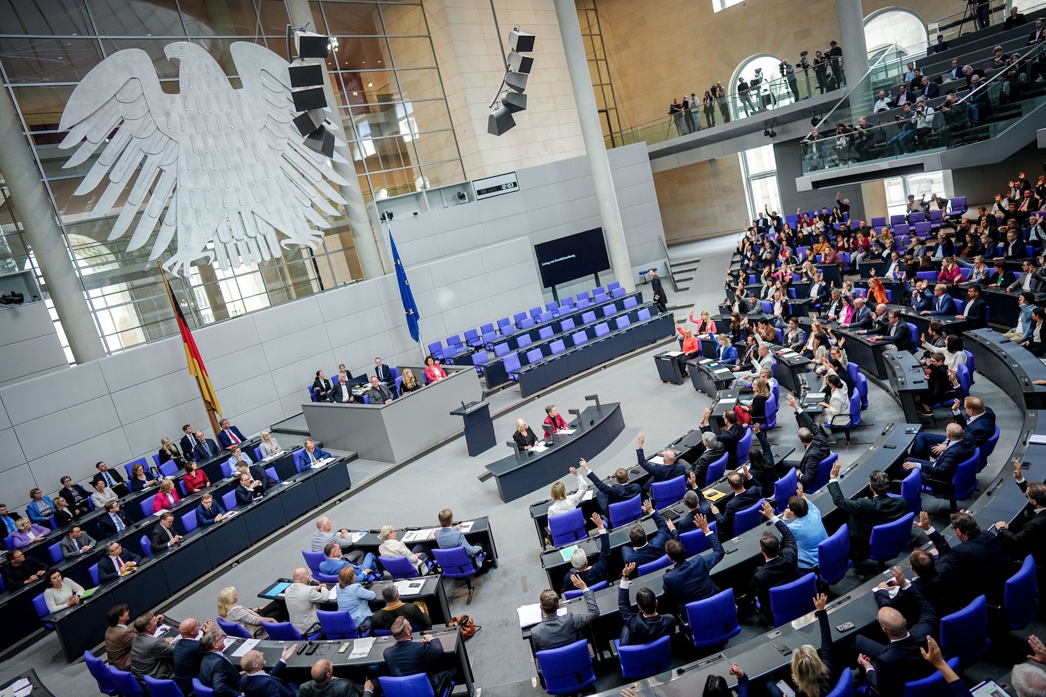Union und SPD wollen die Regeln für den Bundestag reformieren. (Archivbild)