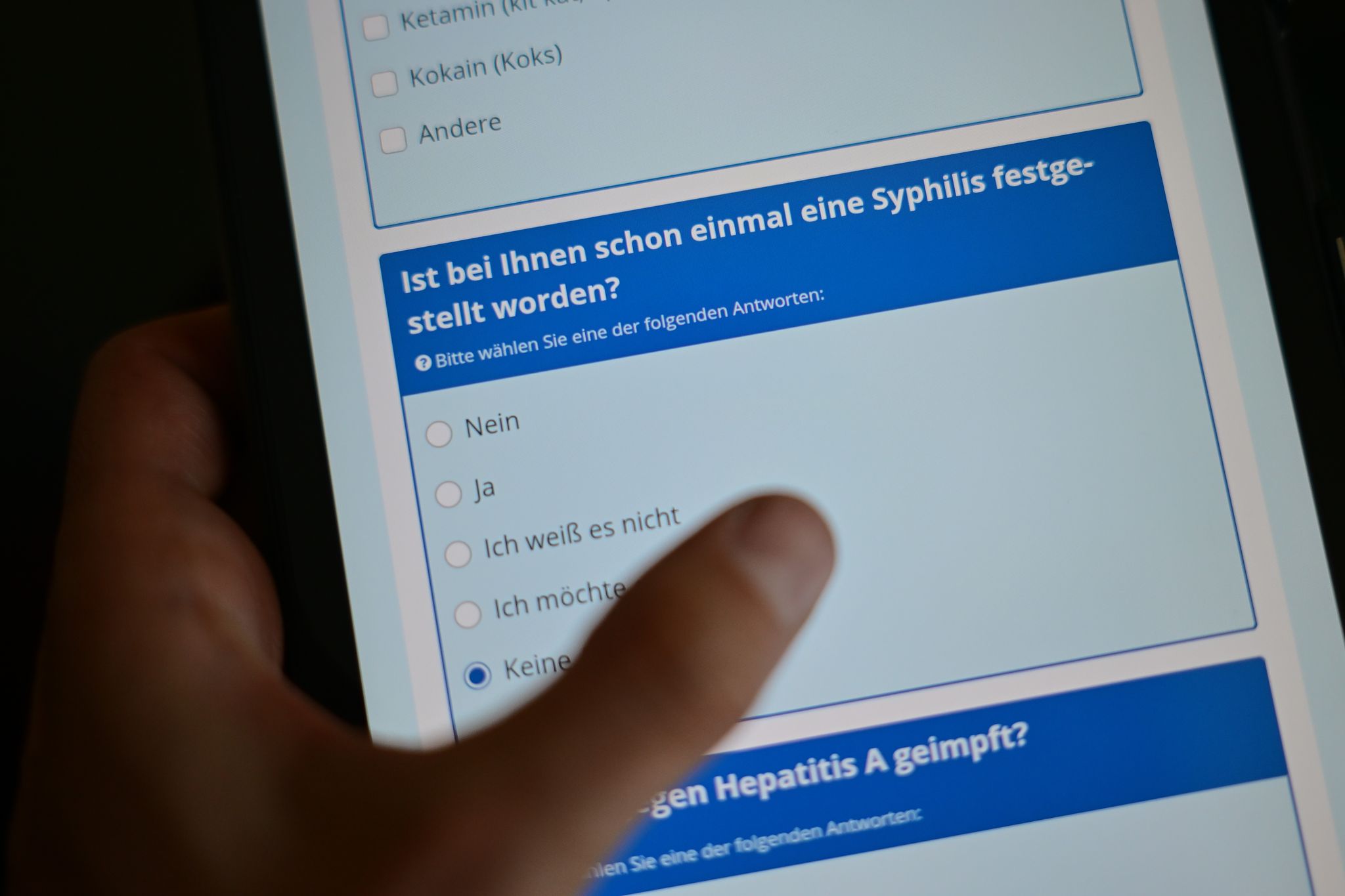 Die Zahl der Syphilis-Infektionen ist von 2023 auf 2024 um 3,9 Prozent gestiegen. (Symbolbild)