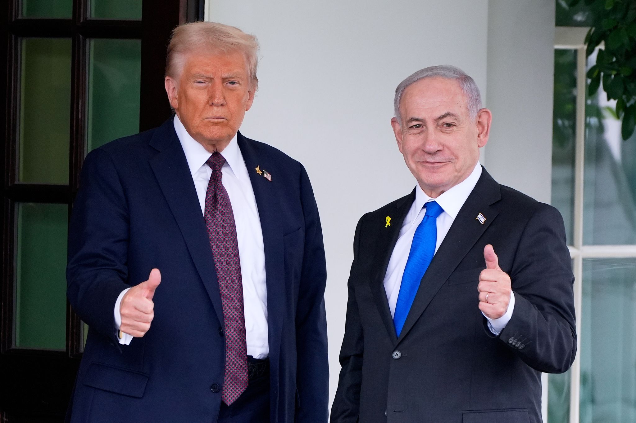 Israels Ministerpräsident Benjamin Netanjahu traf US-Präsident Donald Trump am Montag im Weißen Haus.