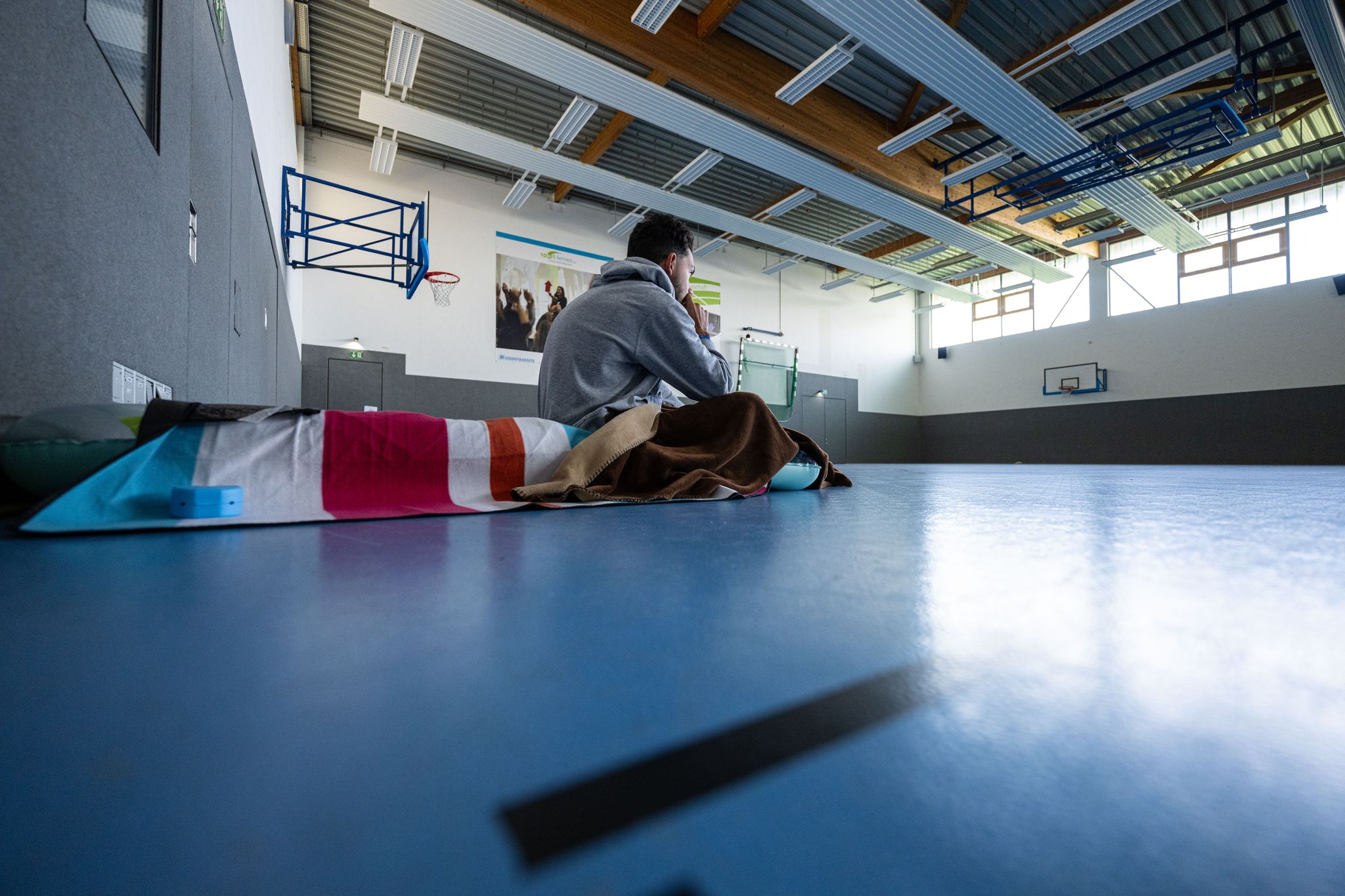 In Münster mussten Studenten ohne Wohnung auch schon in Turnhallen schlafen.