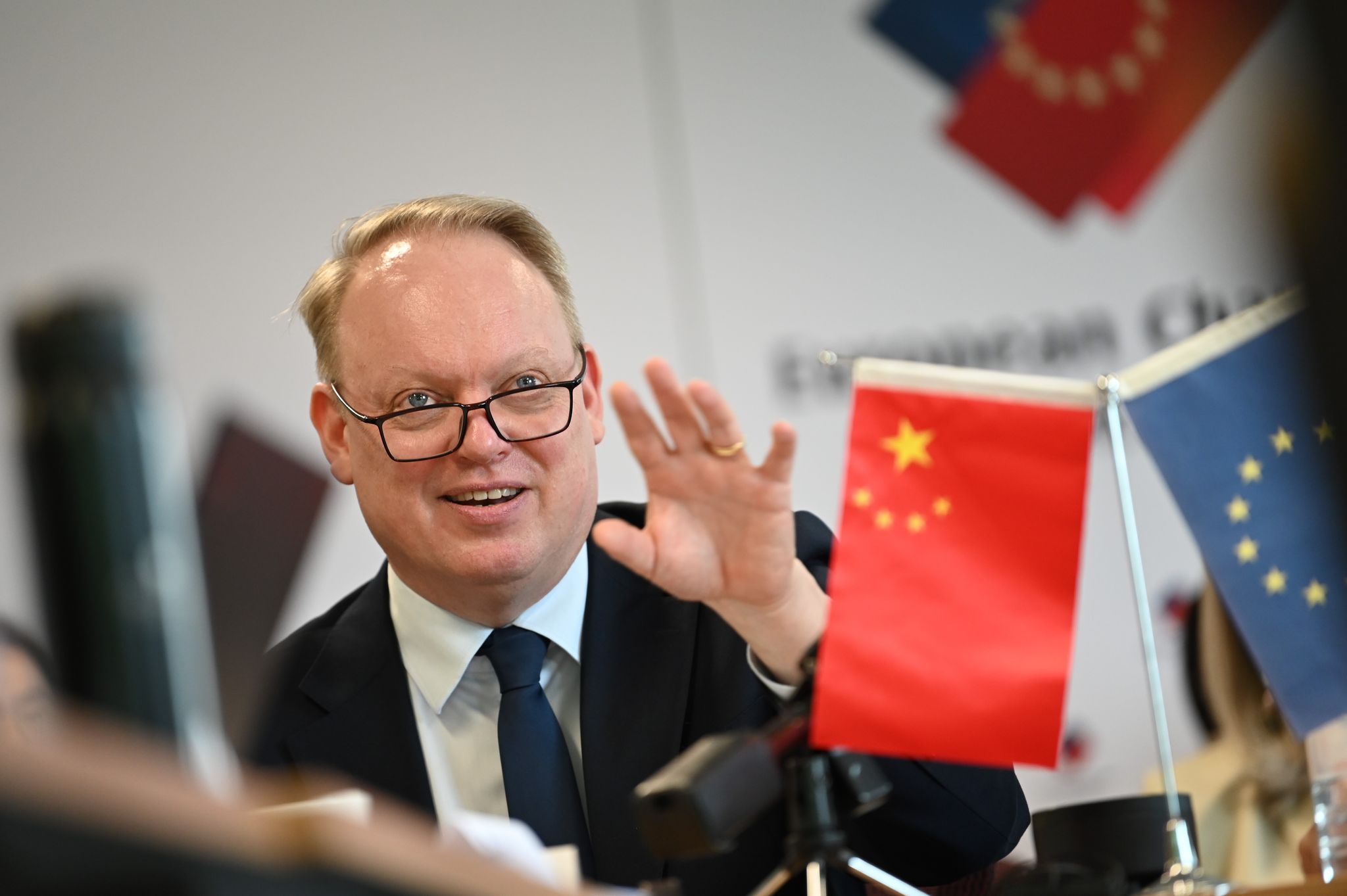 EU-Kammerpräsident Eskelund sieht bei China Handlungsbedarf. (Archivbild)