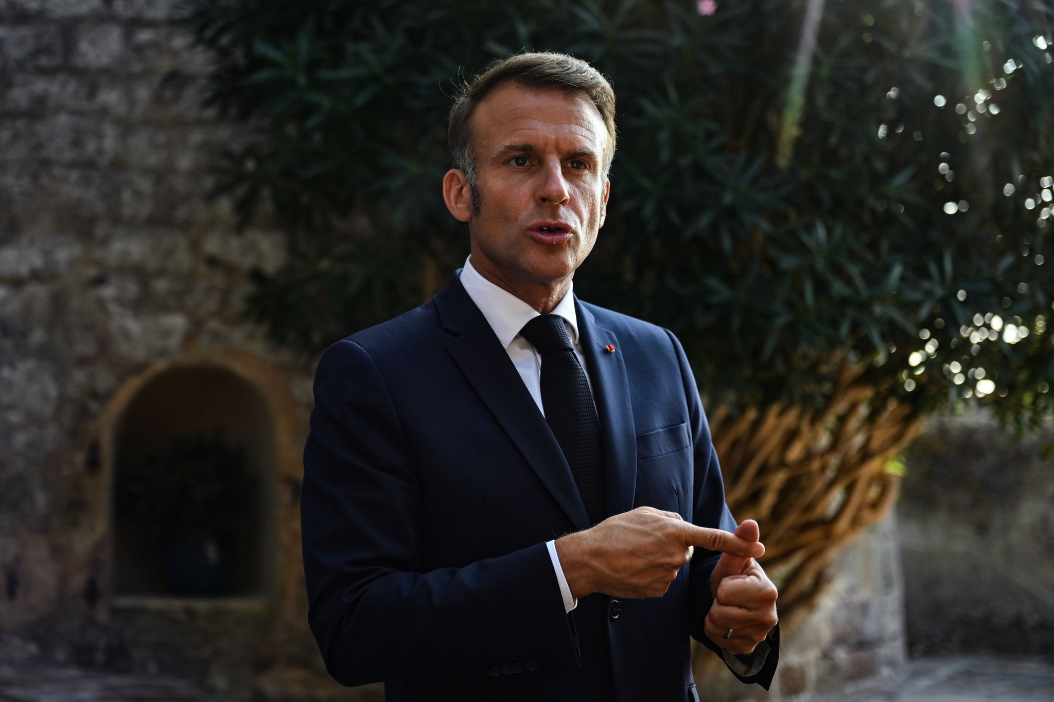 Macron hatte im Juli angekündigt, einen palästinensischen Staat anerkennen zu wollen. (Archivbild)