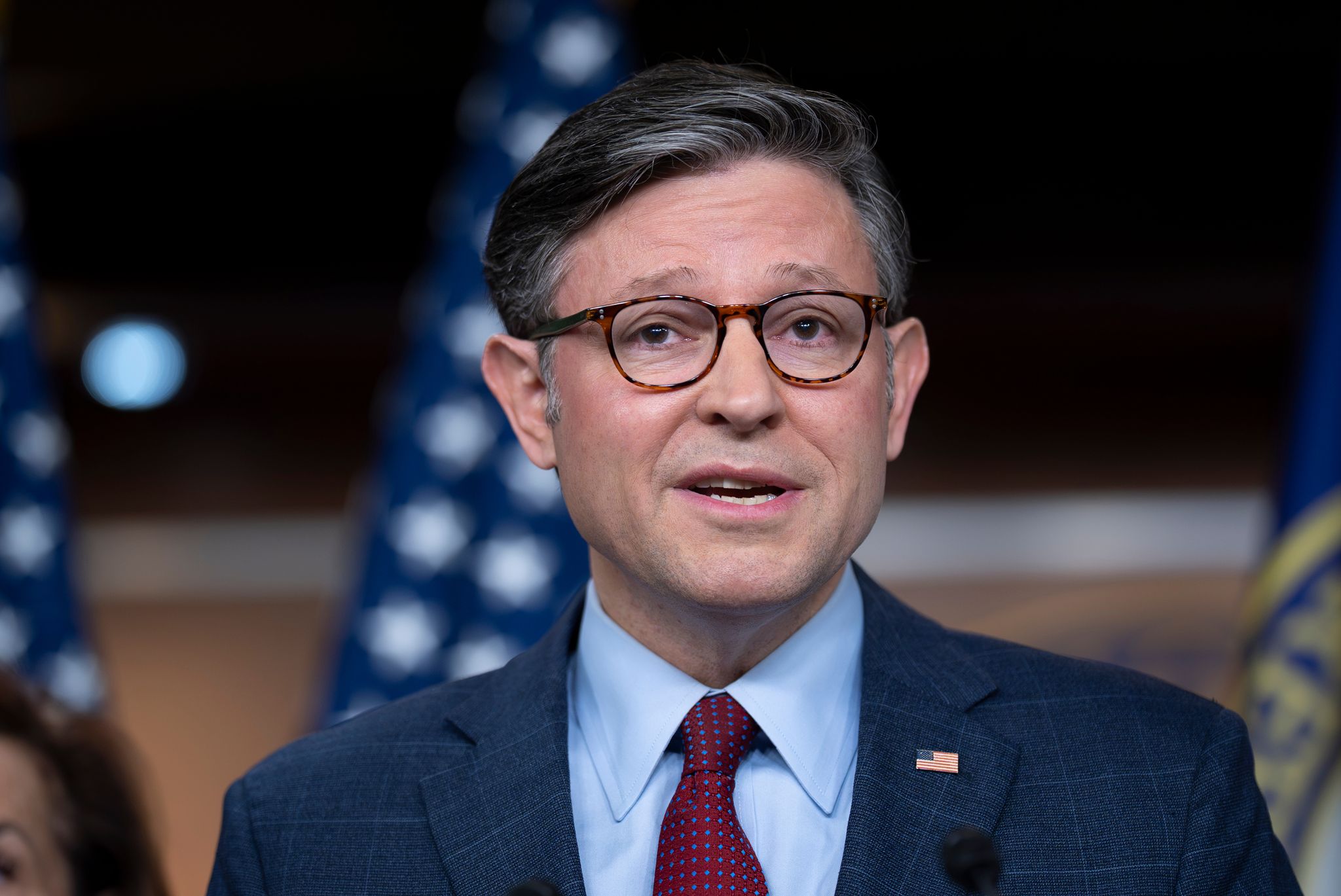 Der republikanische Vorsitzende des Repräsentantenhauses, Mike Johnson, rechnet nicht mit einer dritten Amtszeit Trumps. (Archivfoto)