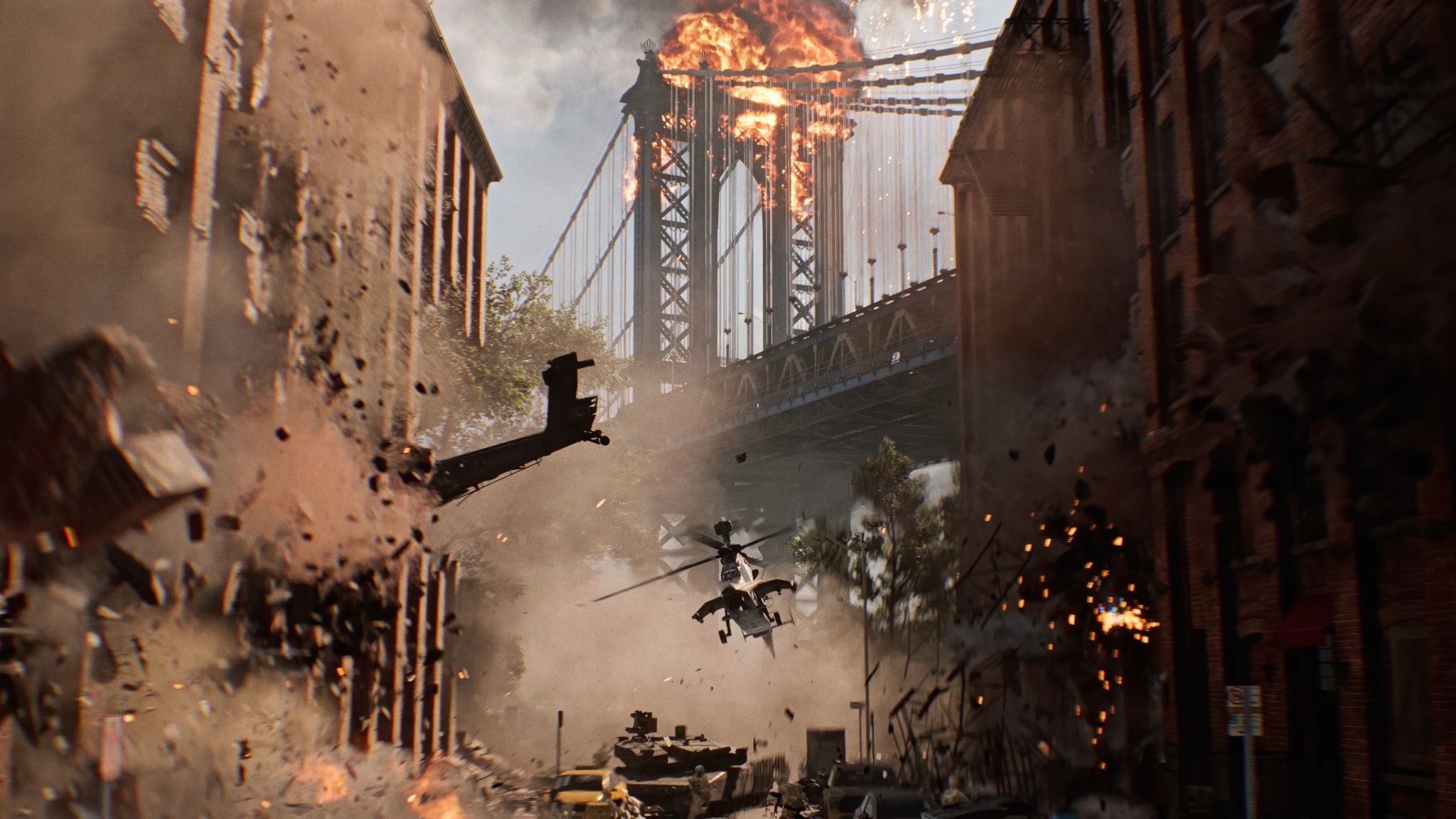 New York in Flammen: In «Battlefield 6» geht es zur Sache.