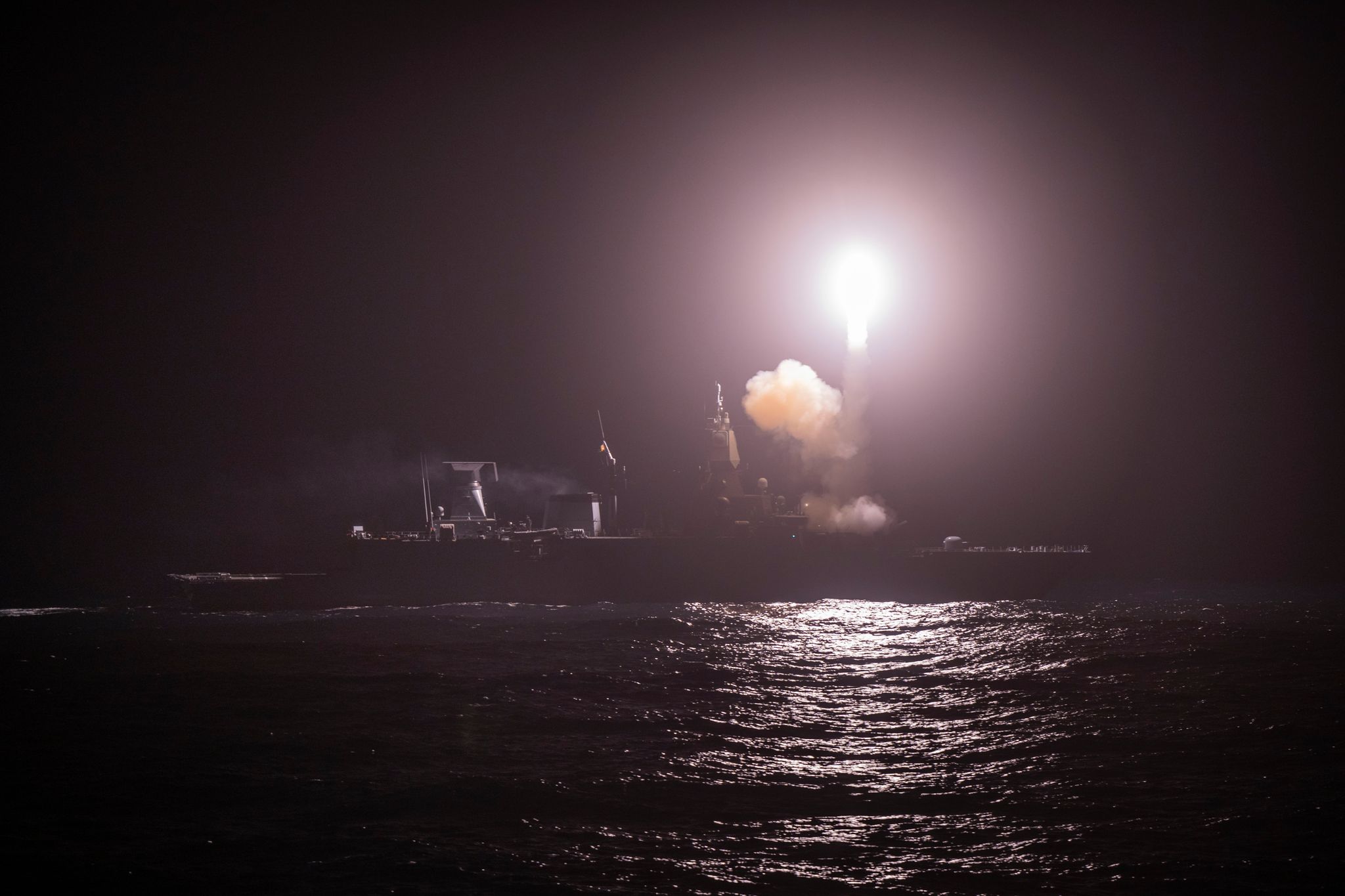 Bis zu 54 Flugkörper sollen bei der Übung abgefeuert werden.