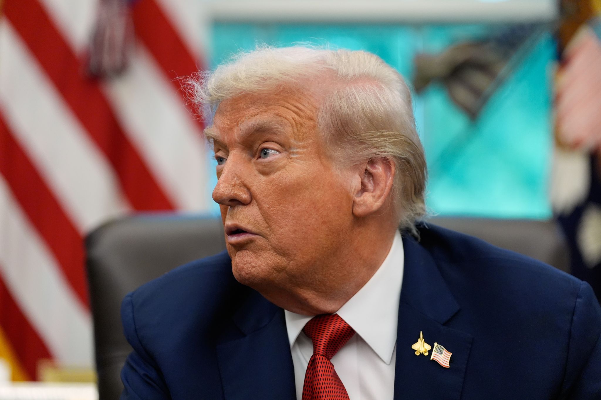 Trump droht Hamas mit dem Tode.