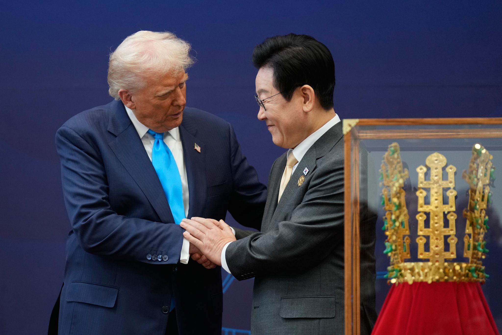 US-Präsident Donald Trump und Südkoreas Präsident Lee Jae Myung haben bei ihrem Treffen am Mittwoch über atomgetriebene U-Boote gesprochen.