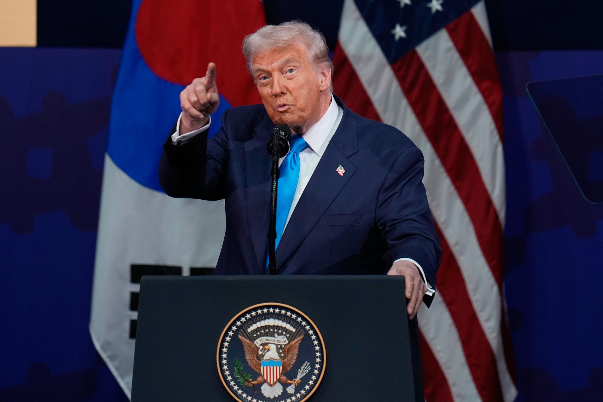 Kündigt Atomwaffen-Tests an - US-Präsident Donald Trump.