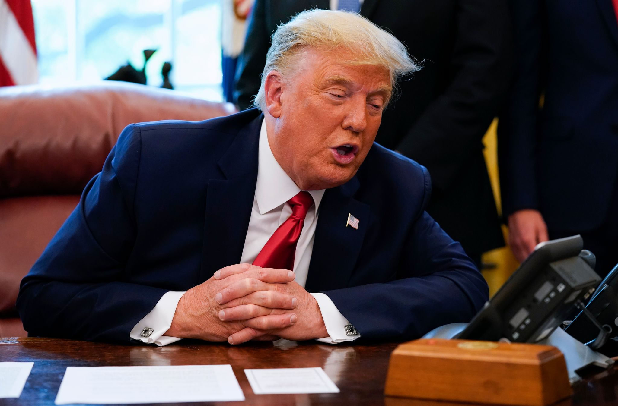 Machado habe ihm den Preis gewidmet, erzählte Trump nach dem Gespräch. (Archivbild)