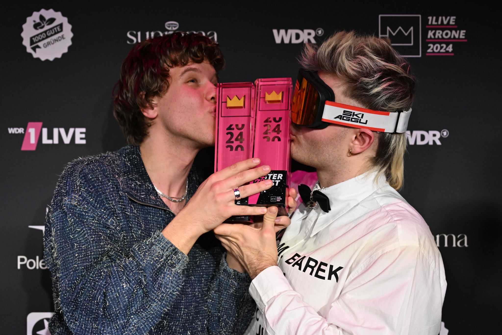 Räumten schon 2024 ab und können wieder auf eine Krone hoffen: die Musiker Zartmann und Ski Aggu.