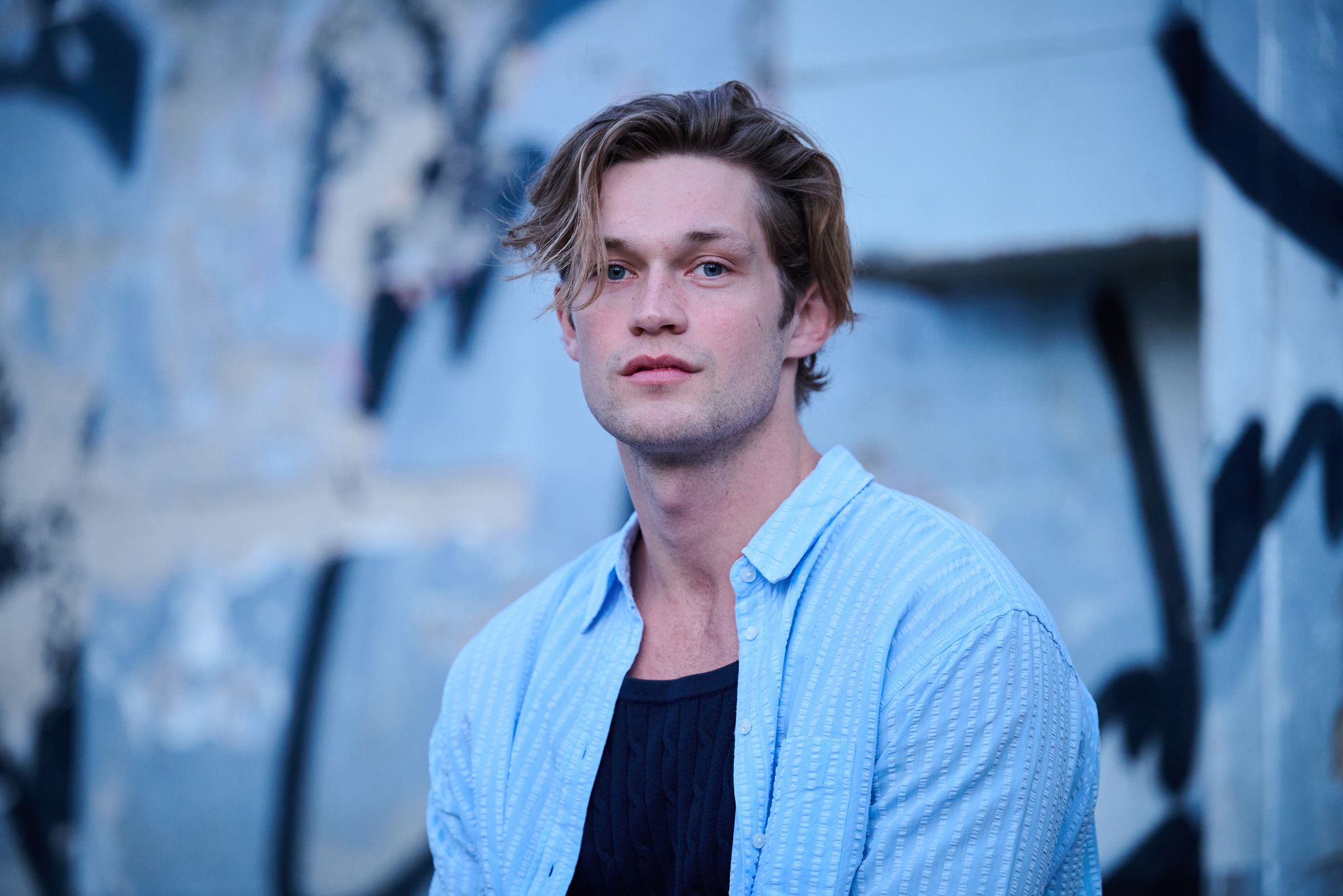 Verträumter und zugleich wachsamer Blick auf die Welt: Damian Hardung.