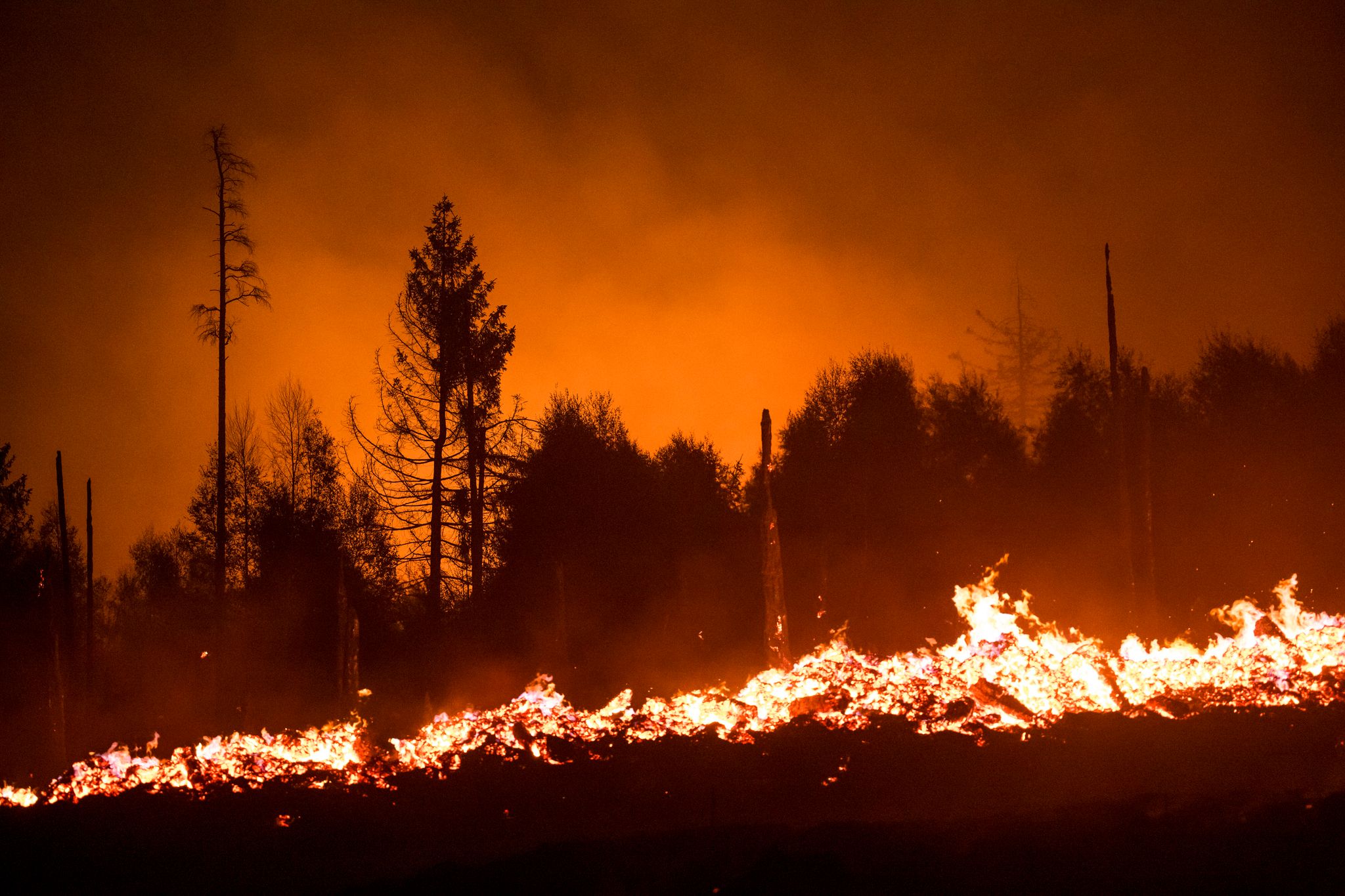 Wenn der Blick aus dem Hotelzimmer einen Waldbrand zeigt, ist an Erholung nicht mehr zu denken.
